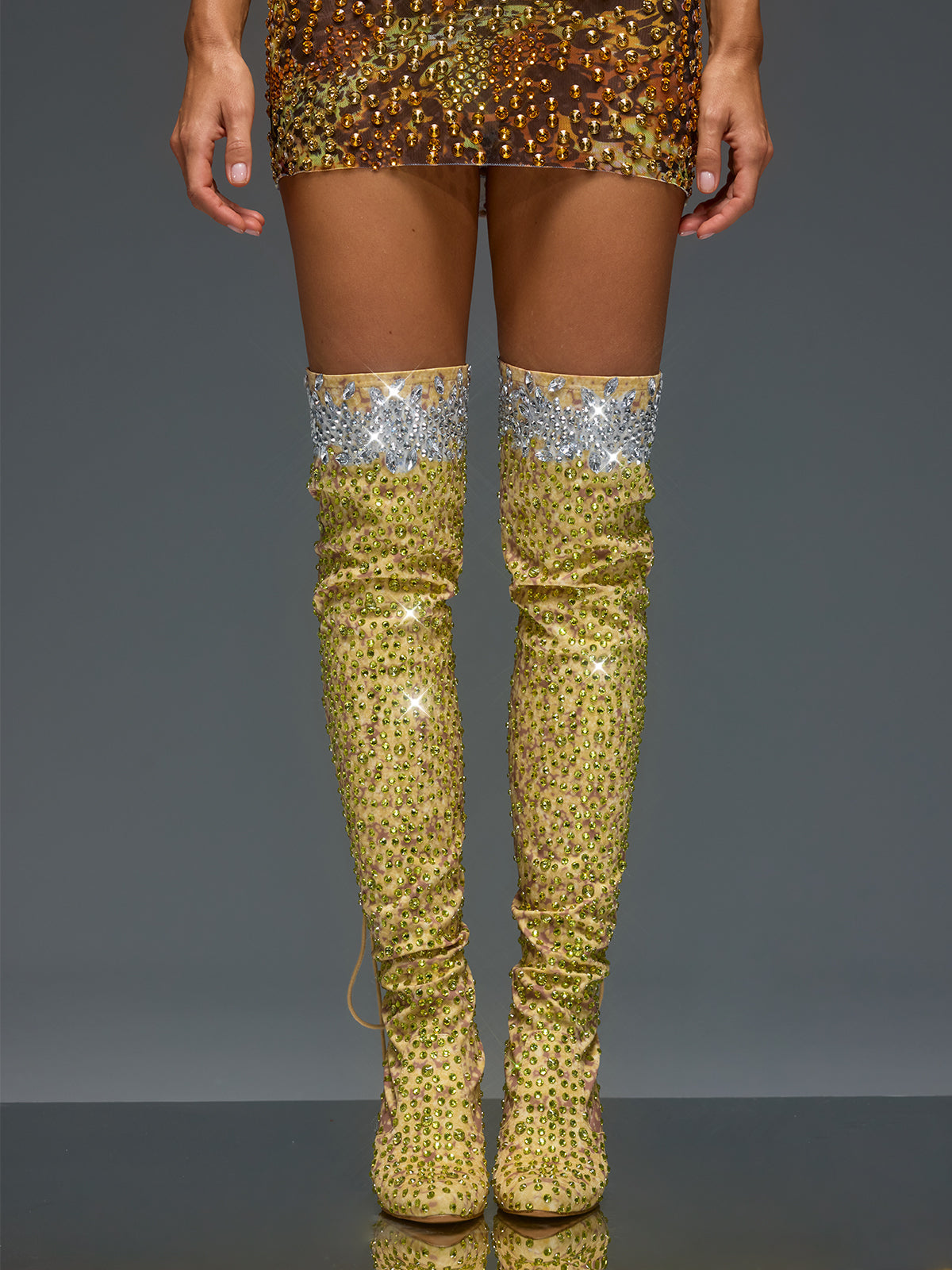 Euridice Rhinestone Boots
