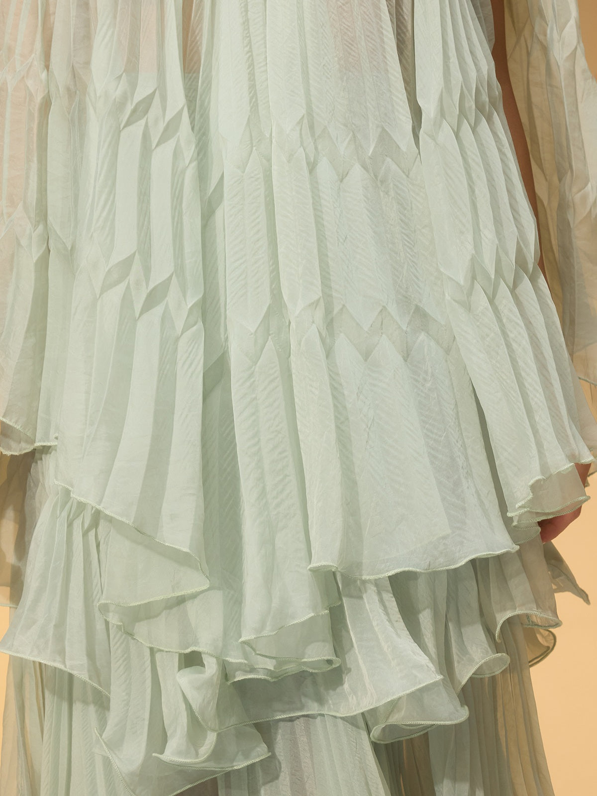 Aldeva Bat Sleeve Pleated Skirt Set