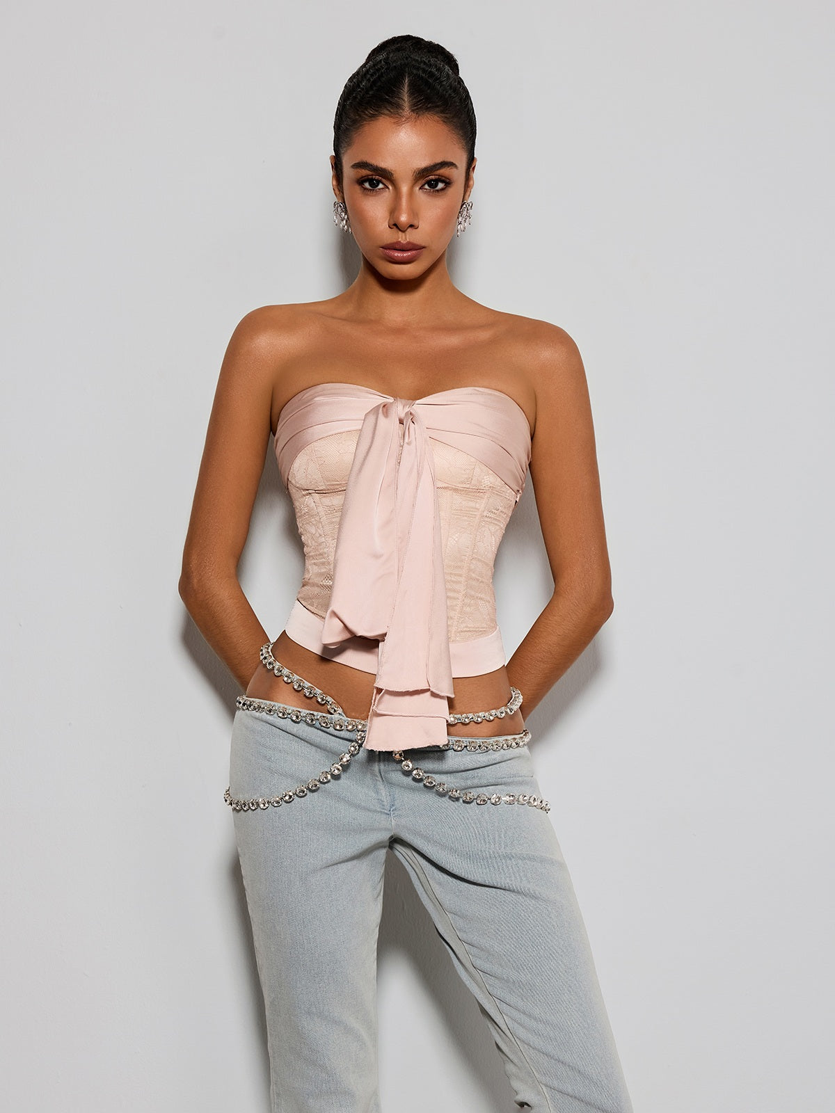 Eternity Strapless Lace Corset Top