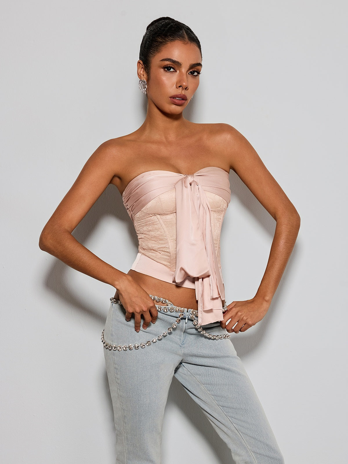 Eternity Strapless Lace Corset Top