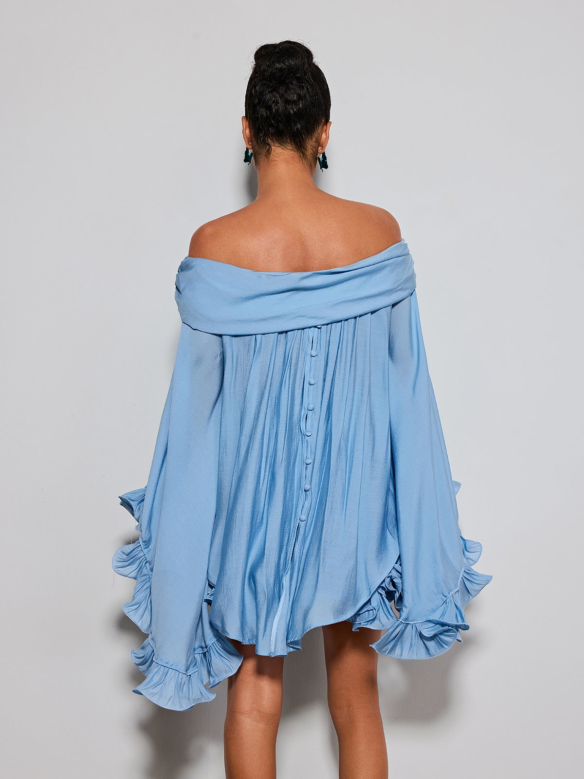 Etty Off Shoulder Ruffle Skirts Set