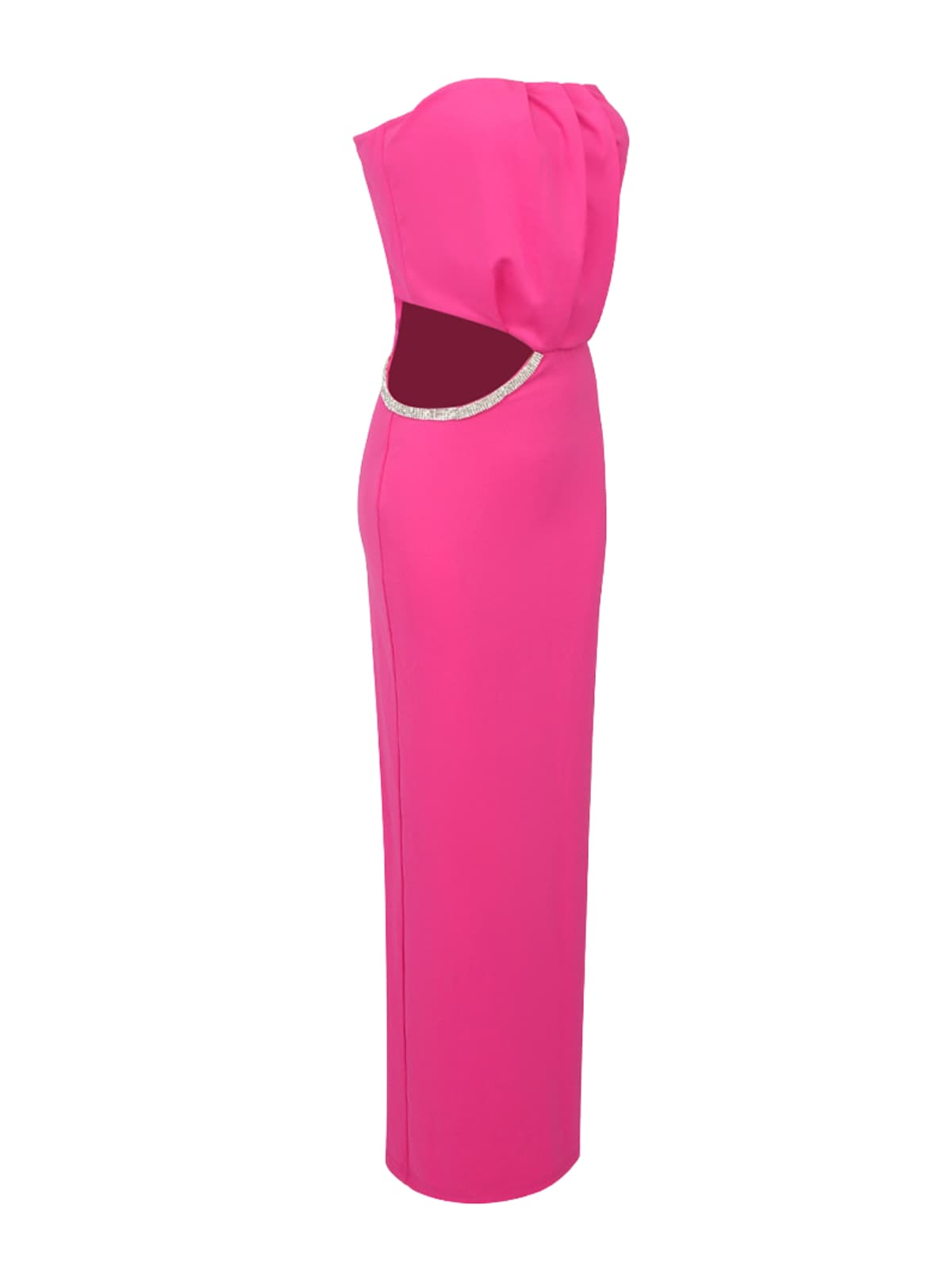 Farelix Strapless Cutout Split Maxi Dress