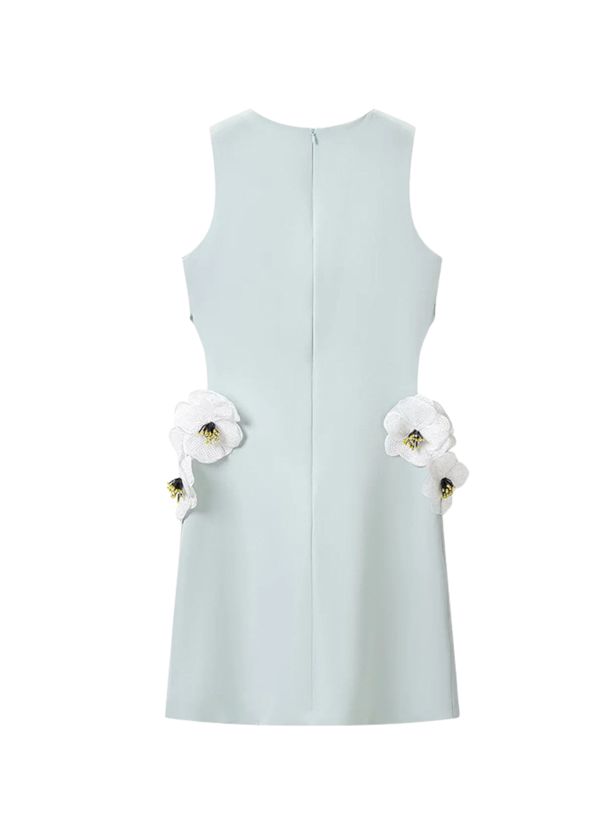 Ingmund Sleeveless Flower Mini Dress