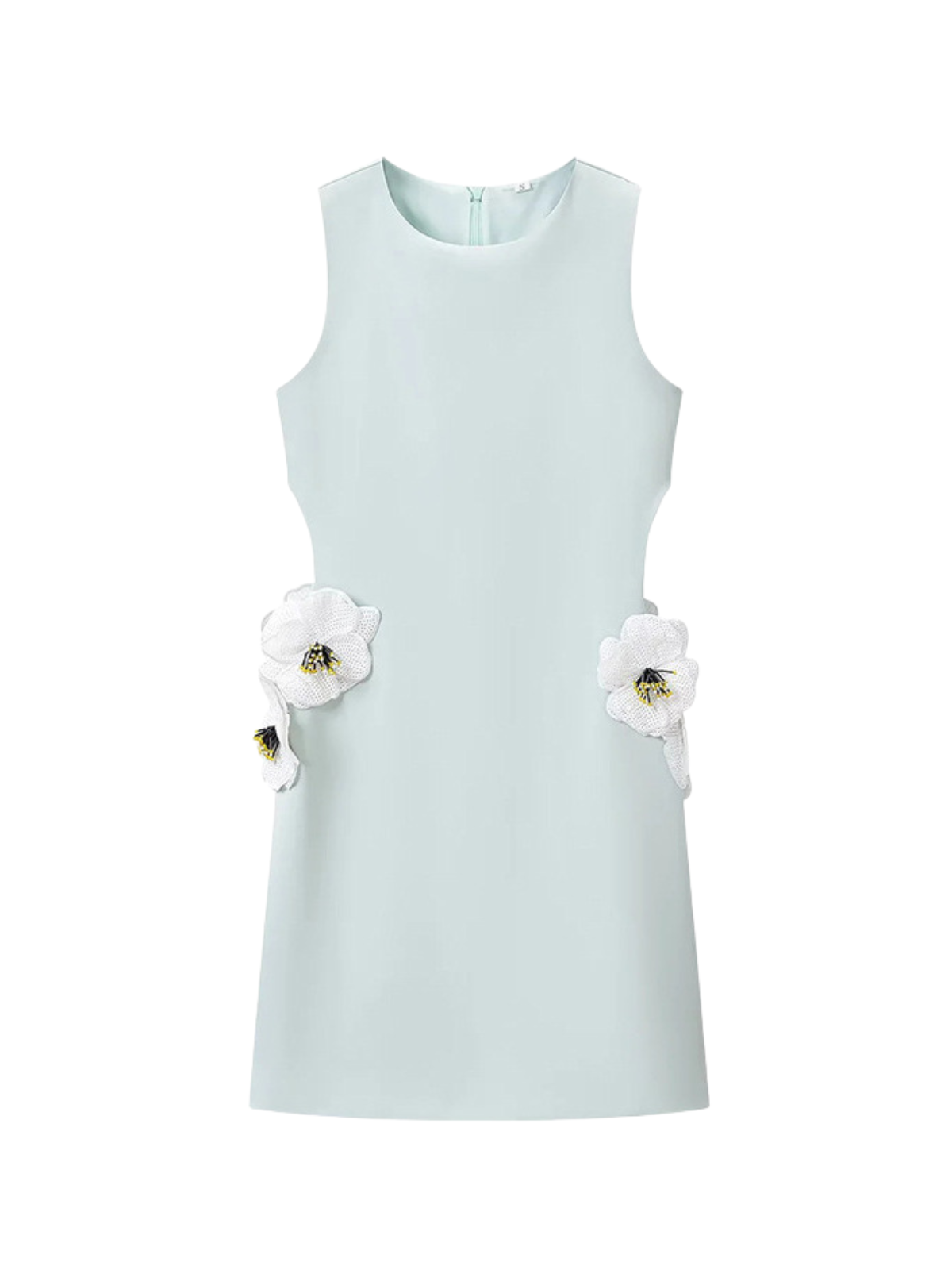 Ingmund Sleeveless Flower Mini Dress
