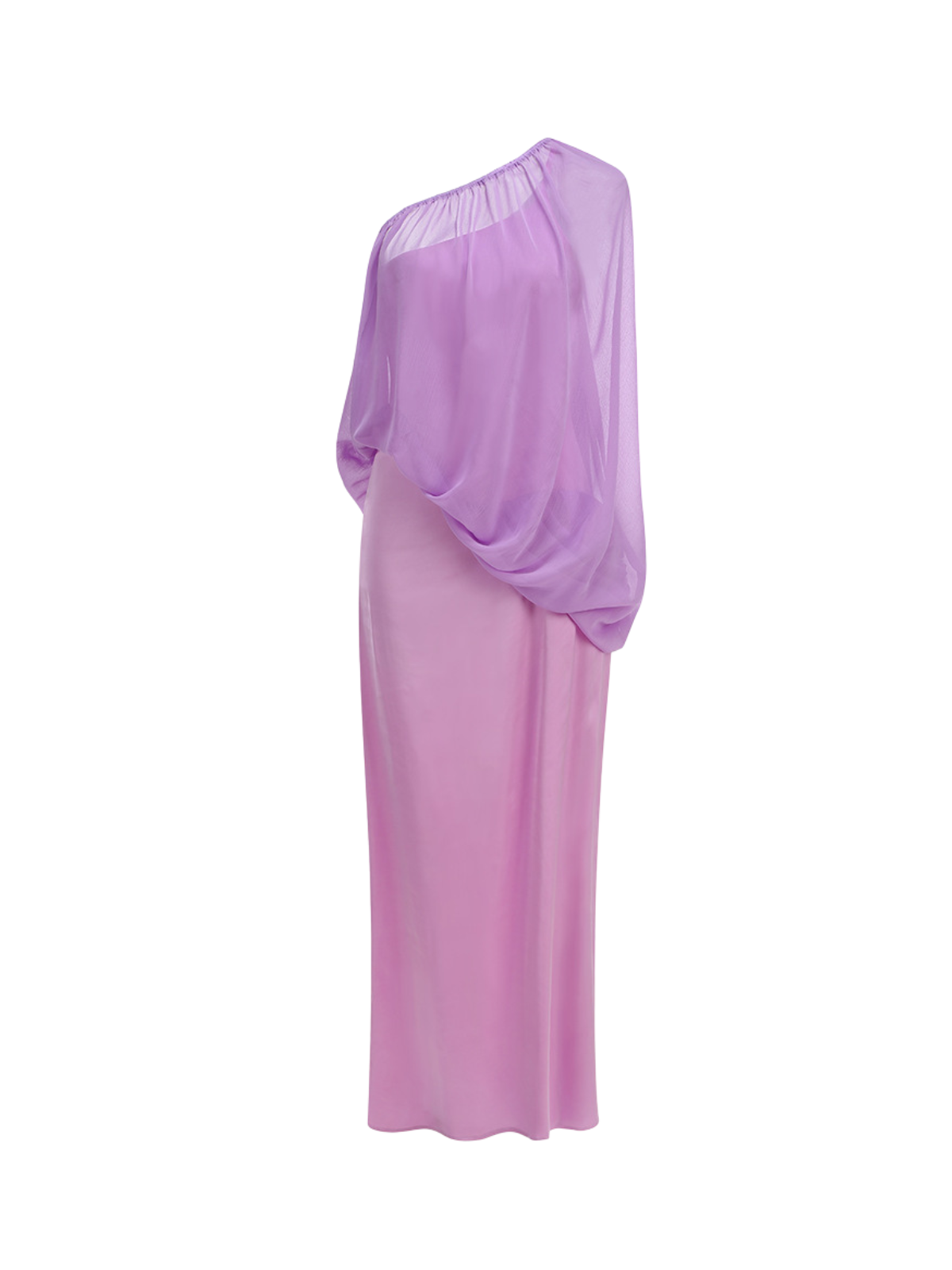 Ivaren One Shoulder Ruched Maxi Dress