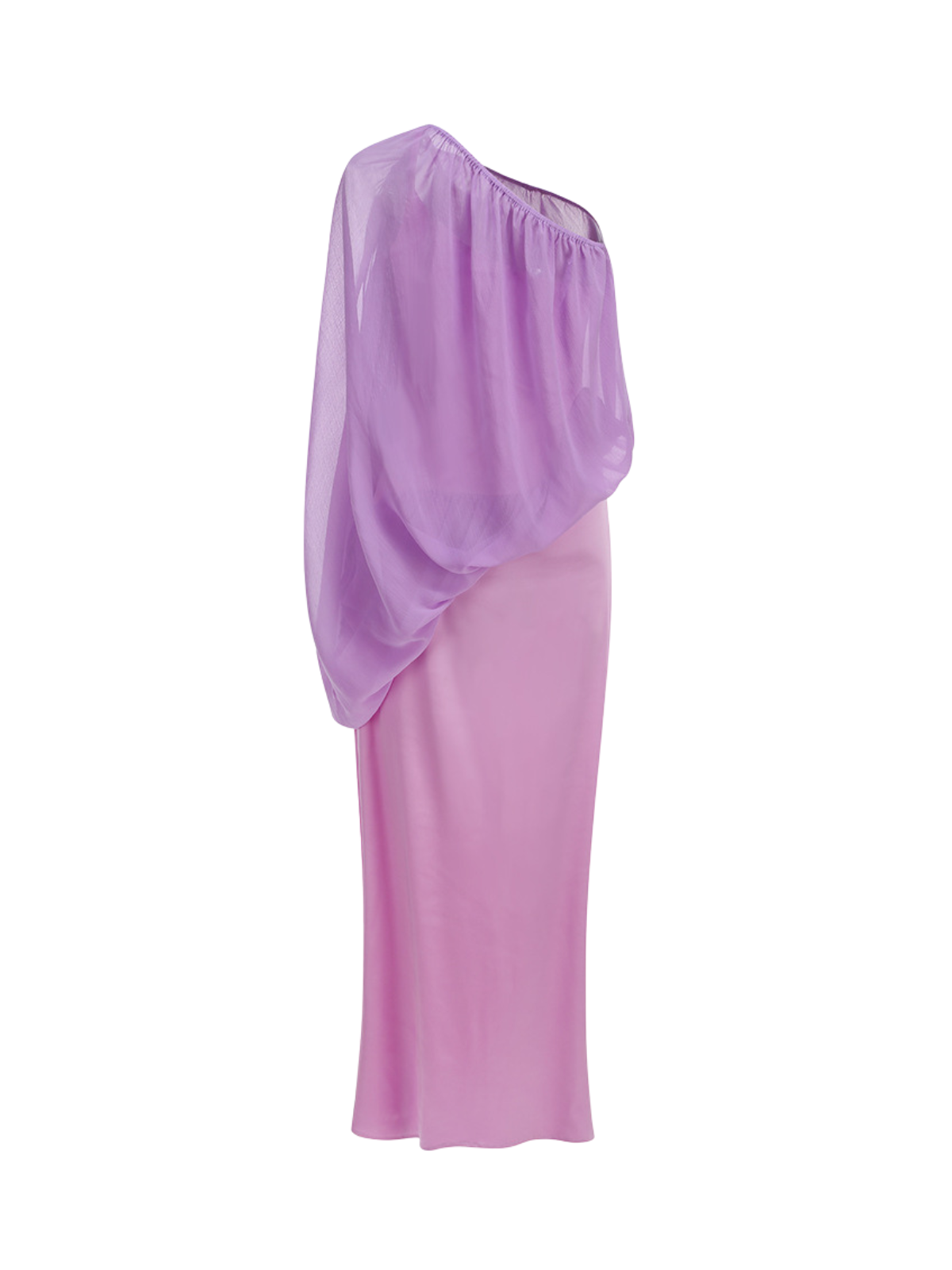 Ivaren One Shoulder Ruched Maxi Dress