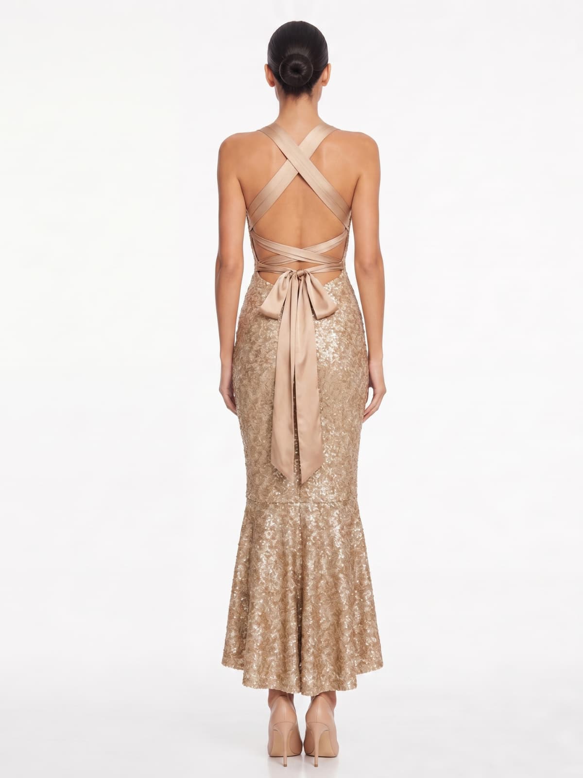 Mylen Sequin Mermaid Maxi Dress