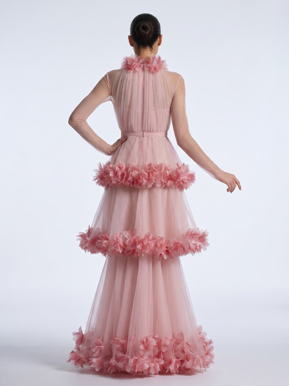 Serano Flower Tiered Maxi Dress