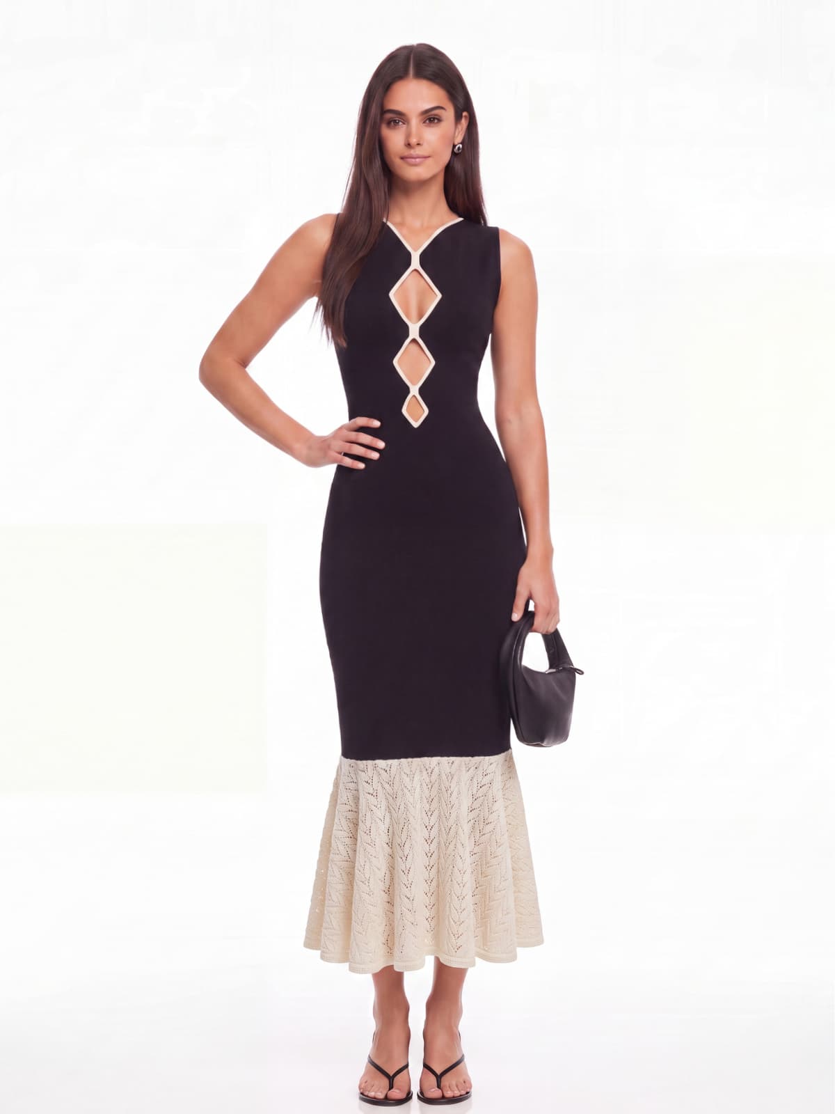 Wexon Sleeveless Cutout Maxi Dress