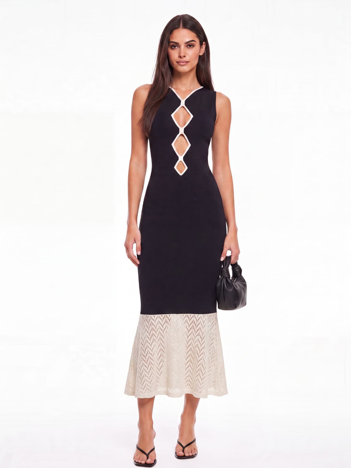 Wexon Sleeveless Cutout Maxi Dress