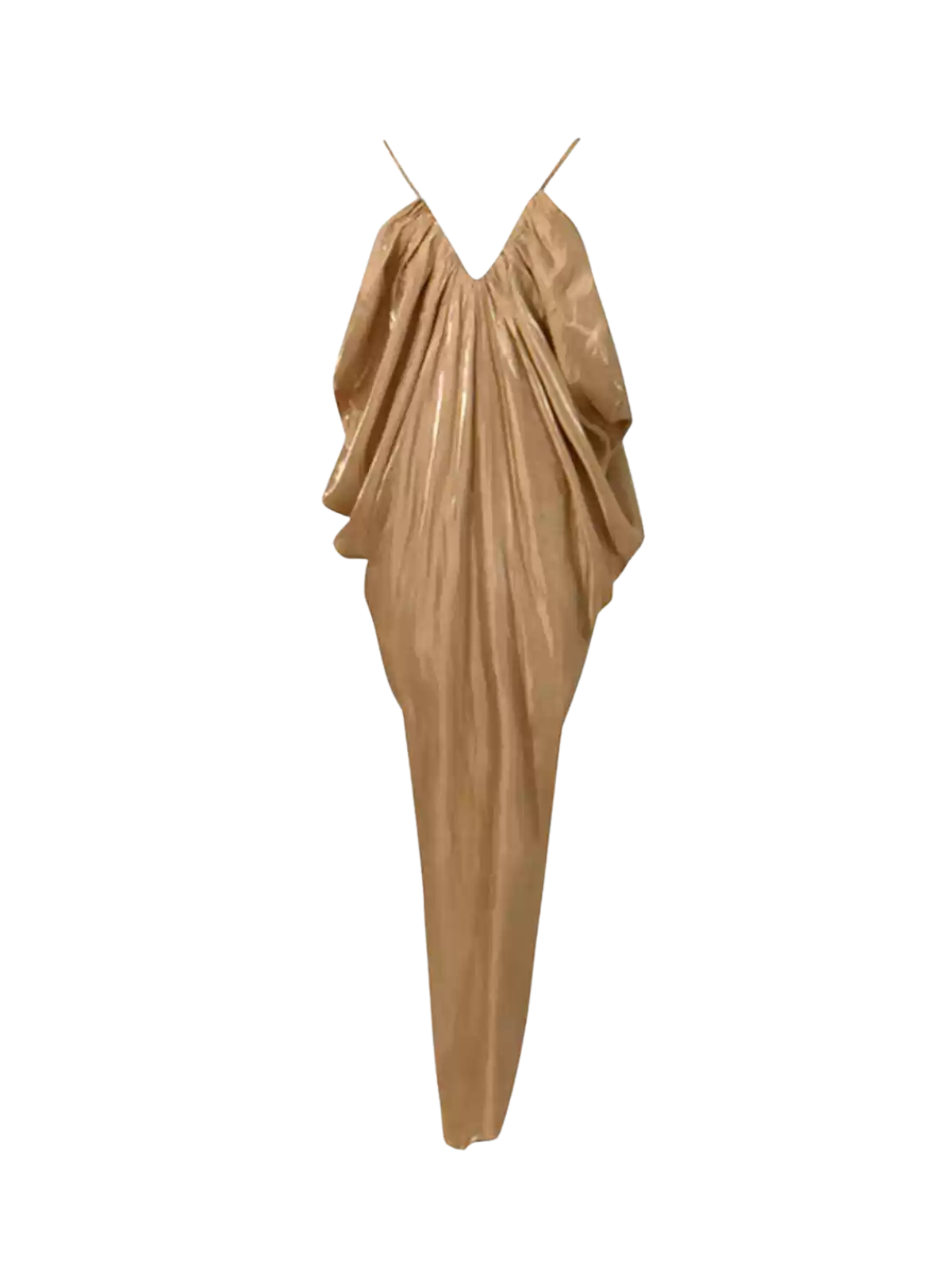Zanora Spaghetti Draped Maxi Dress