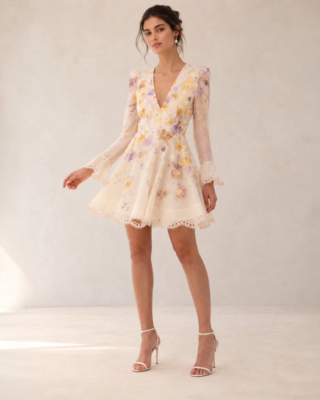 Amalfi Bloom Mini Dress