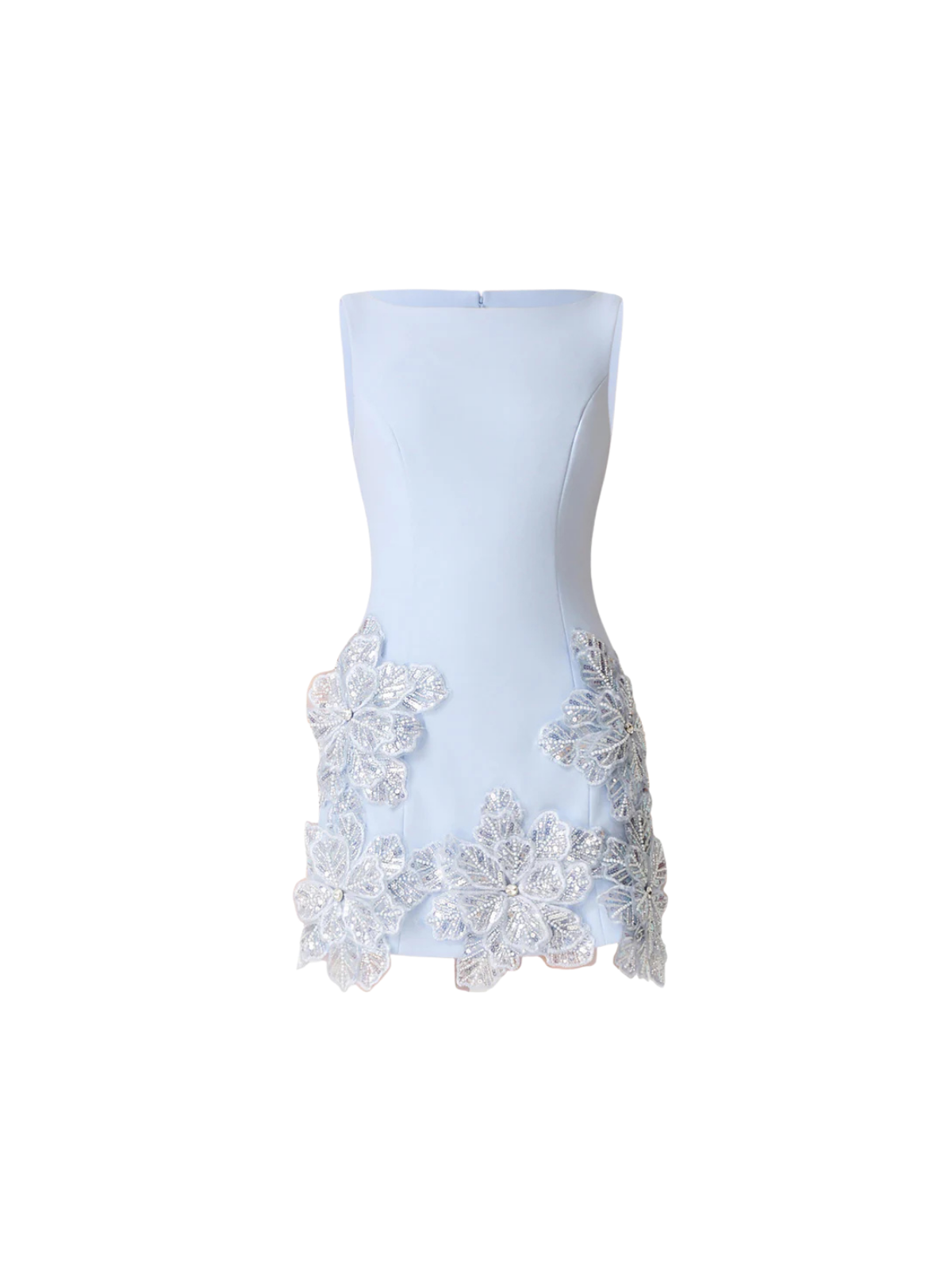 Ardelix Pearl Flower Mini Dress In Sky