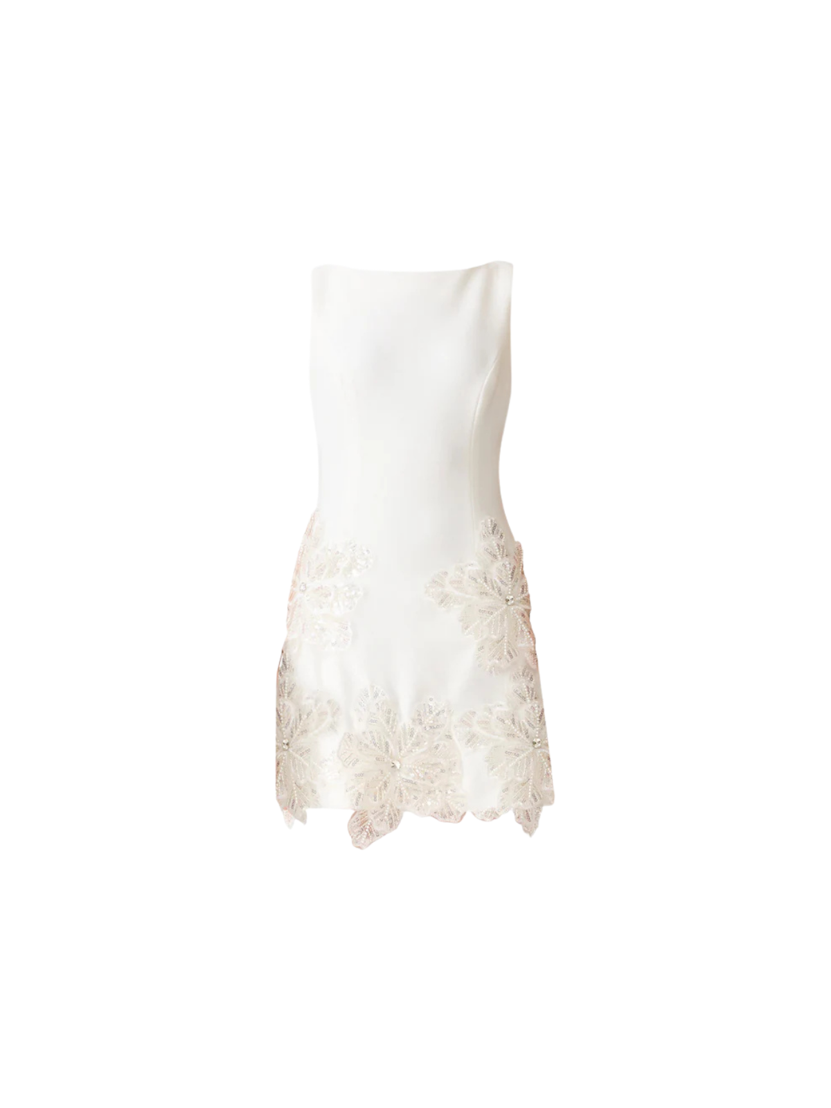 Ardelix Pearl Flower Mini Dress In White
