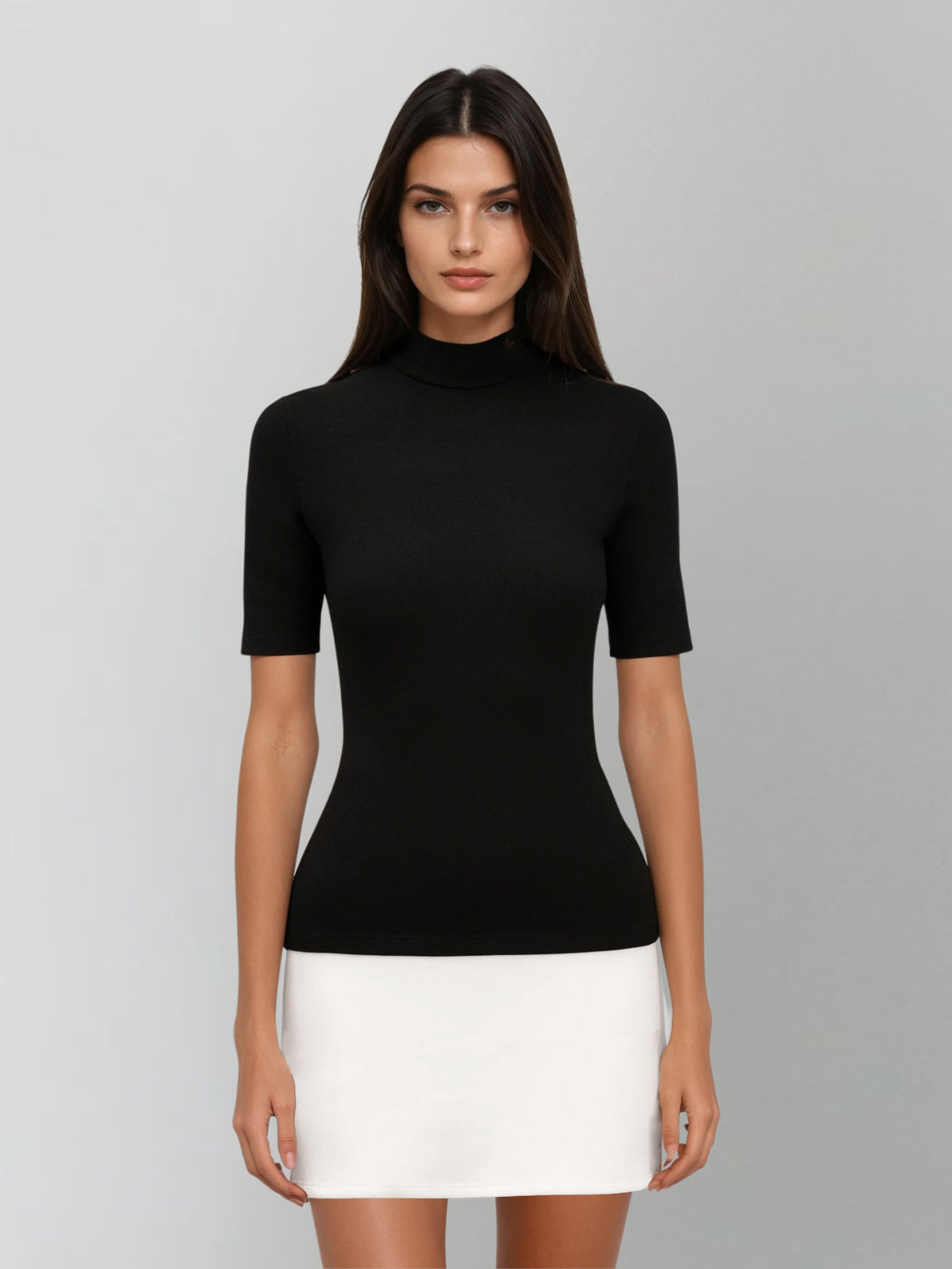 Axonflux High Neck Mini Dress