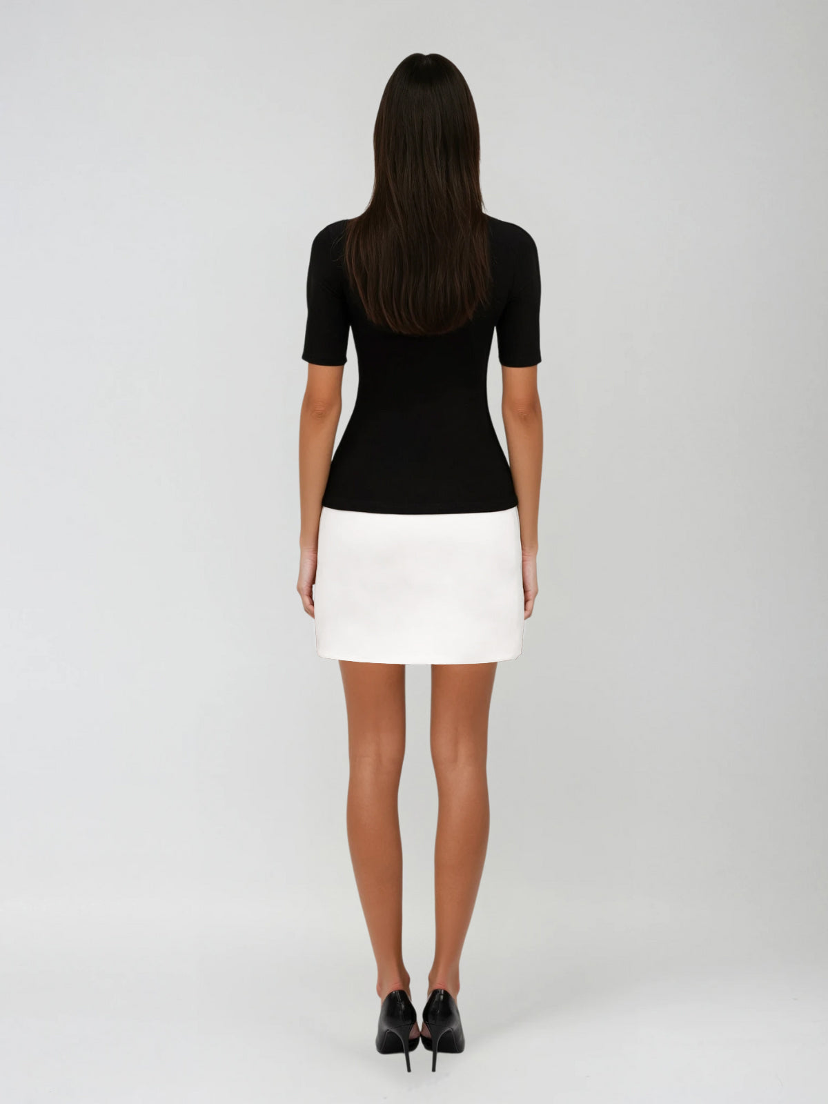 Axonflux High Neck Mini Dress