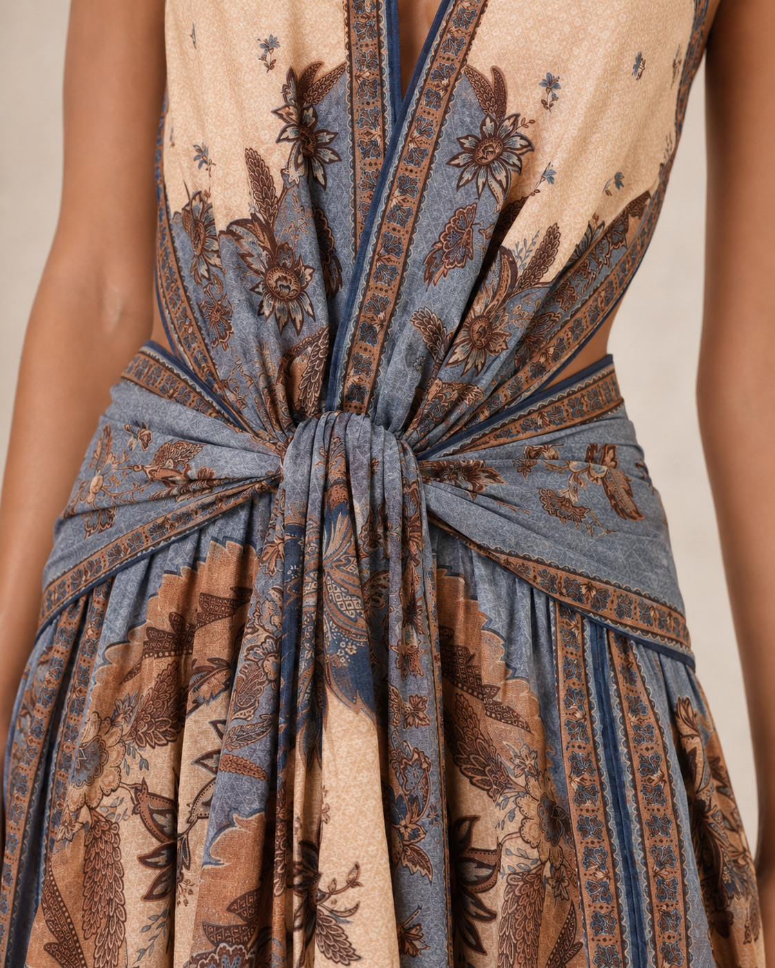 Azure Belle Maxi Dress