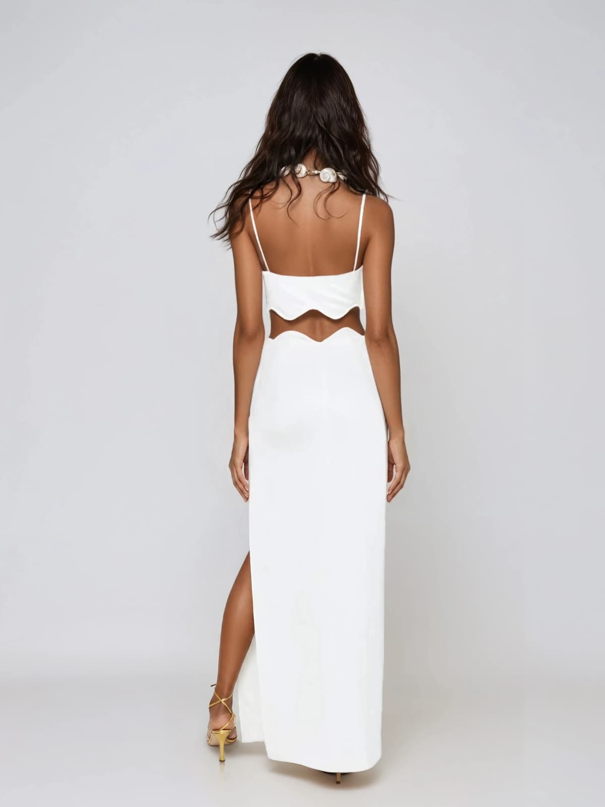 Baleno Spaghetti Split Skirt Set