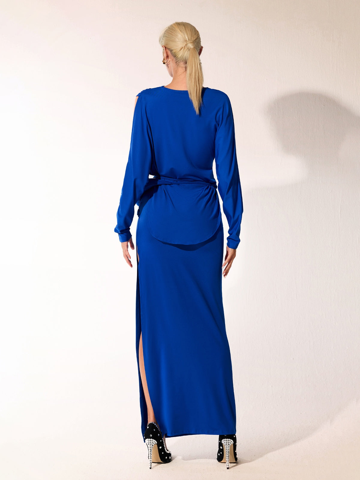 Ballad Long Sleeve Cutout Maxi Dress