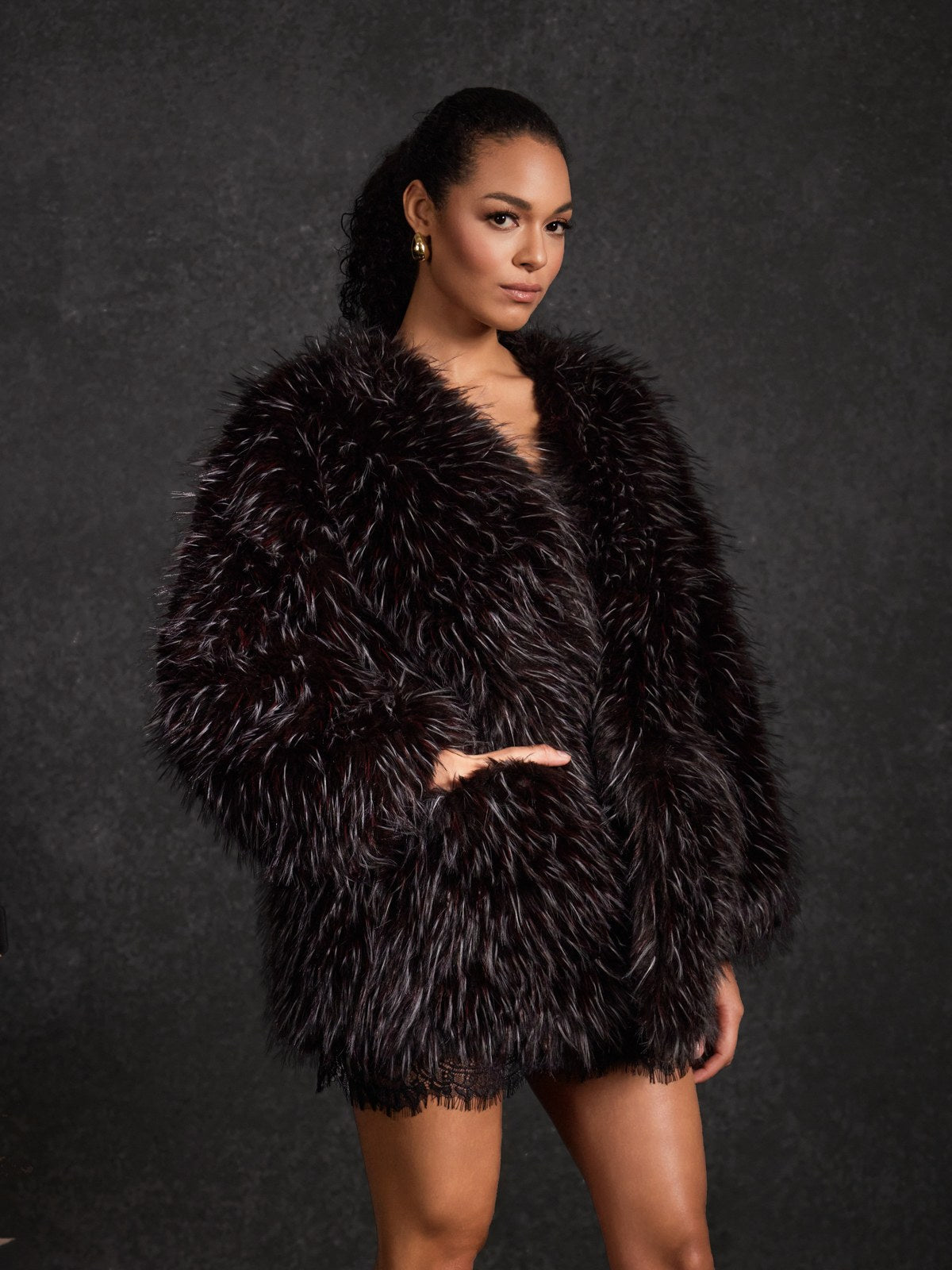 Belden Faux Fur Coat