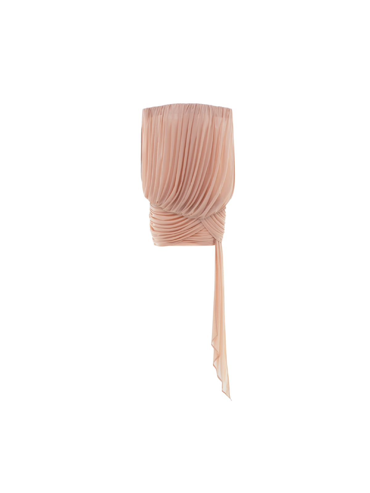 Beltharic Off Shoulder Draped Mini Dress In Brick