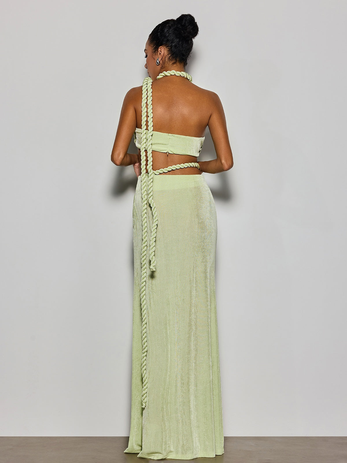 Belyxan Twisted Ruched Skirt Set