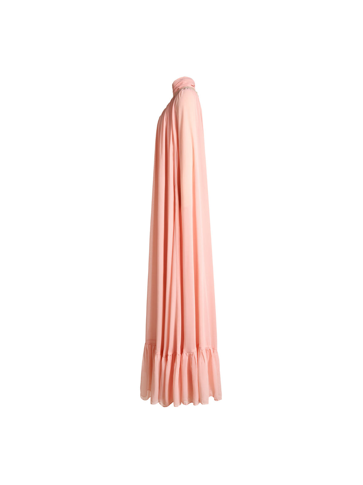 Cavoryx V Neck Cape Maxi Dress