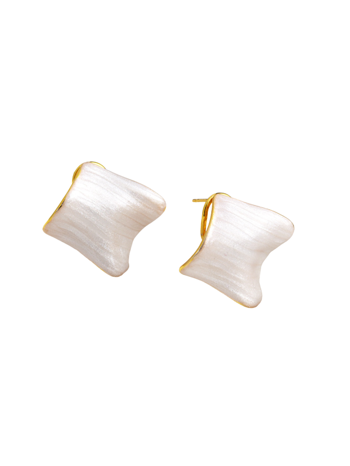 Chago Ripple Geometric Earrings