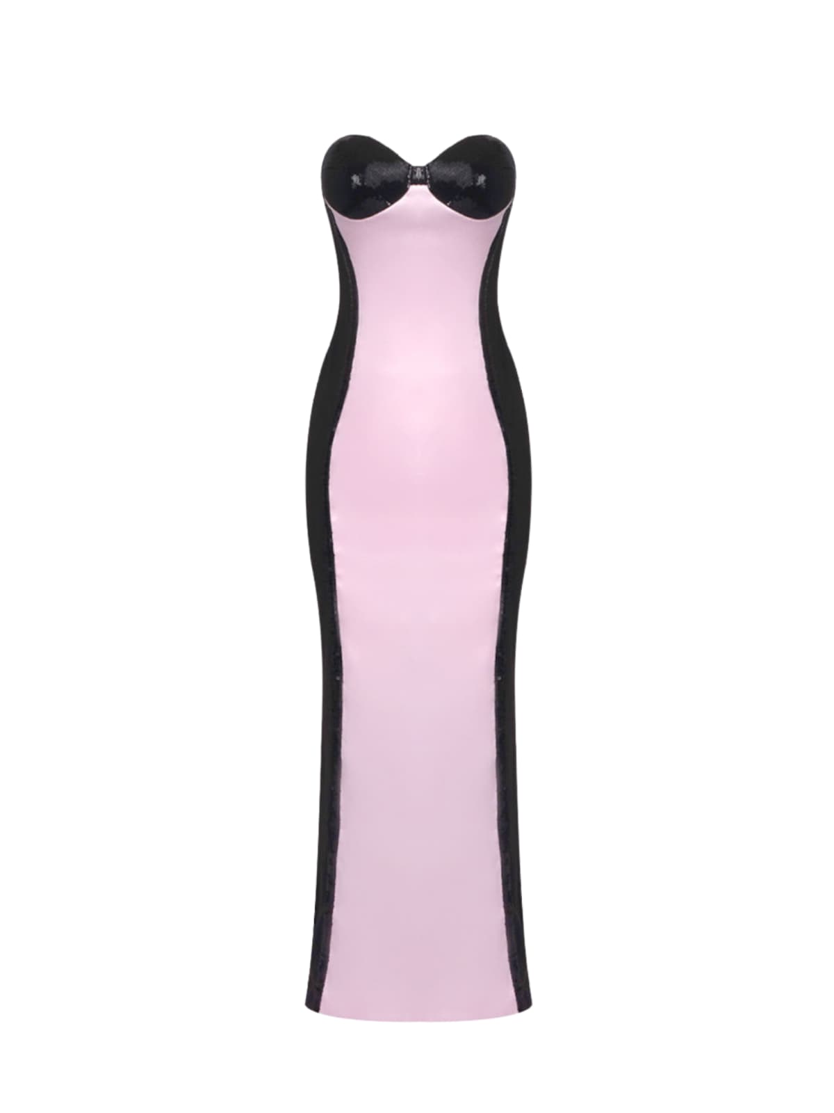 Corvelion Strapless Sequin Maxi Dress