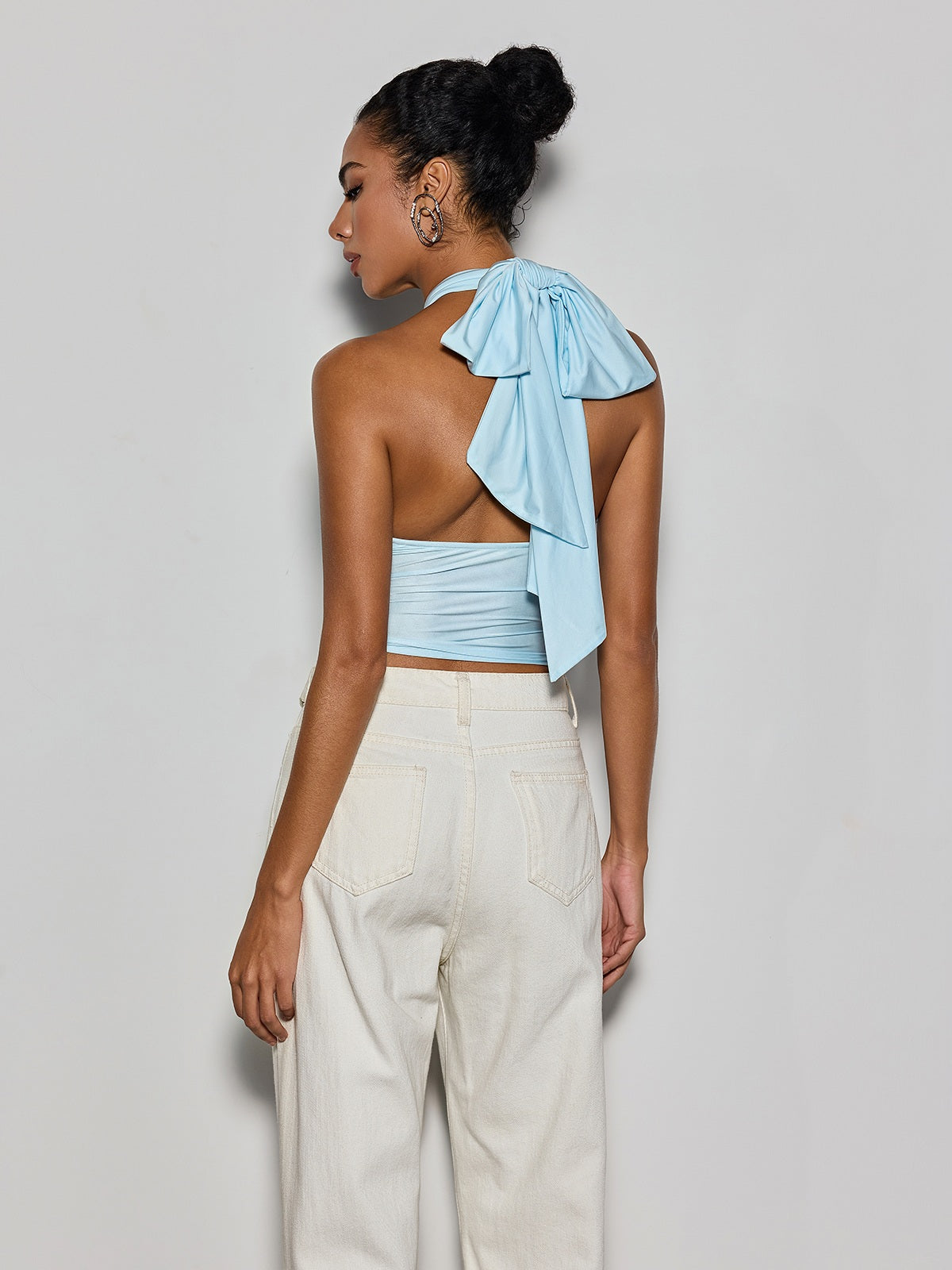 Cynzia Halterneck Corset Top