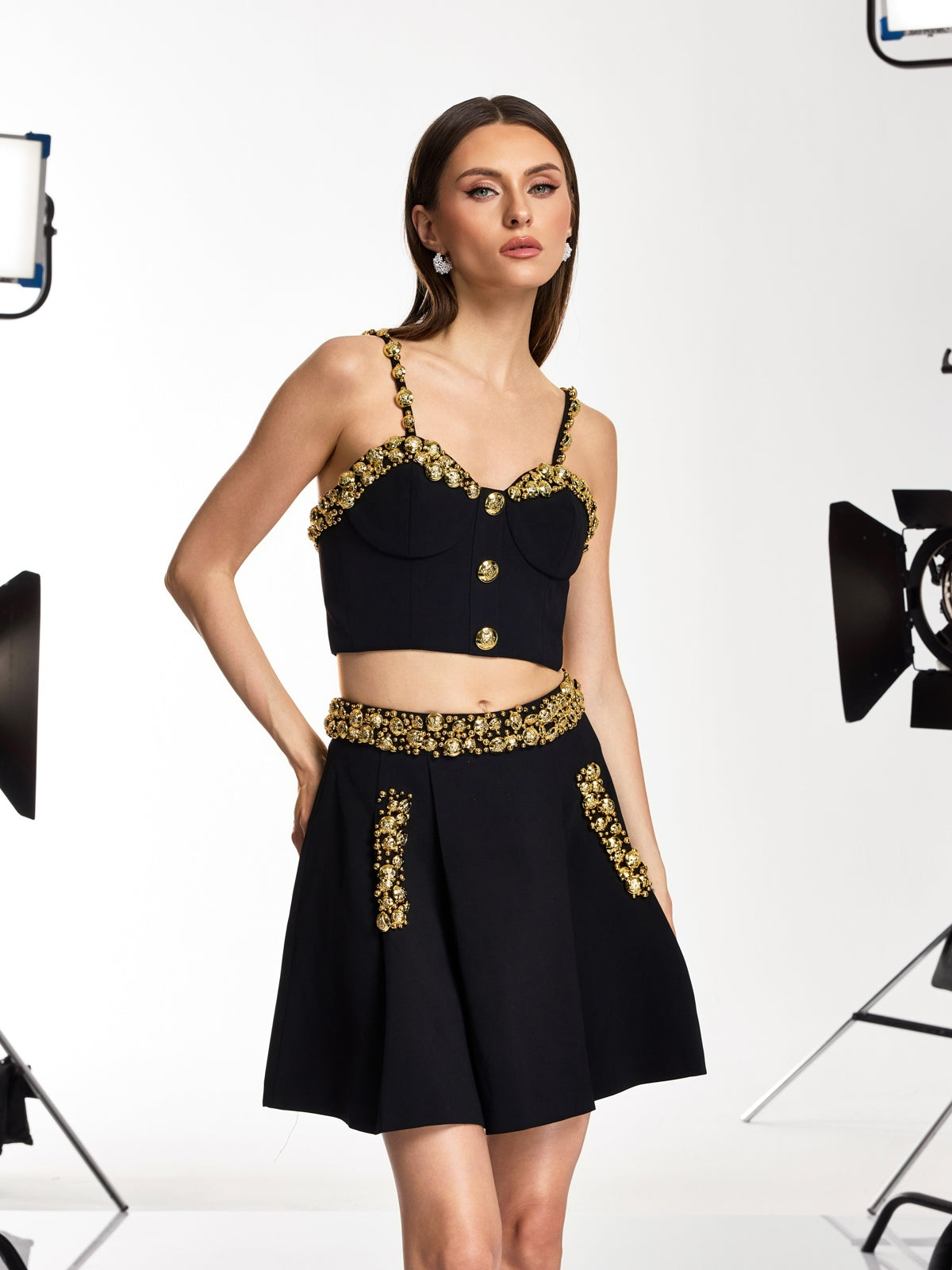 Damaris Spaghetti Skirt Set