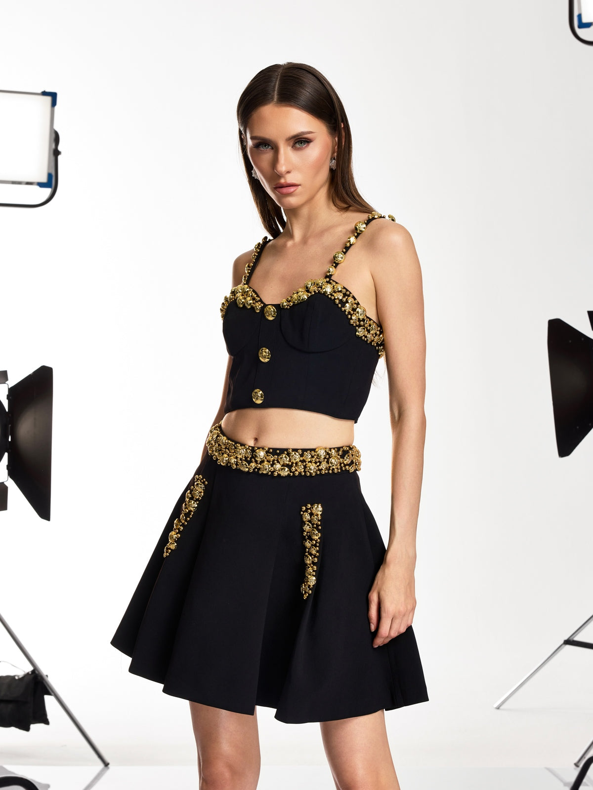 Damaris Spaghetti Skirt Set
