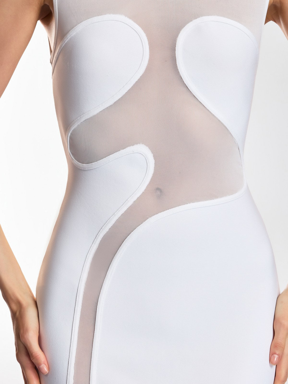 Danelle Sleeveless Bandage Midi Dress