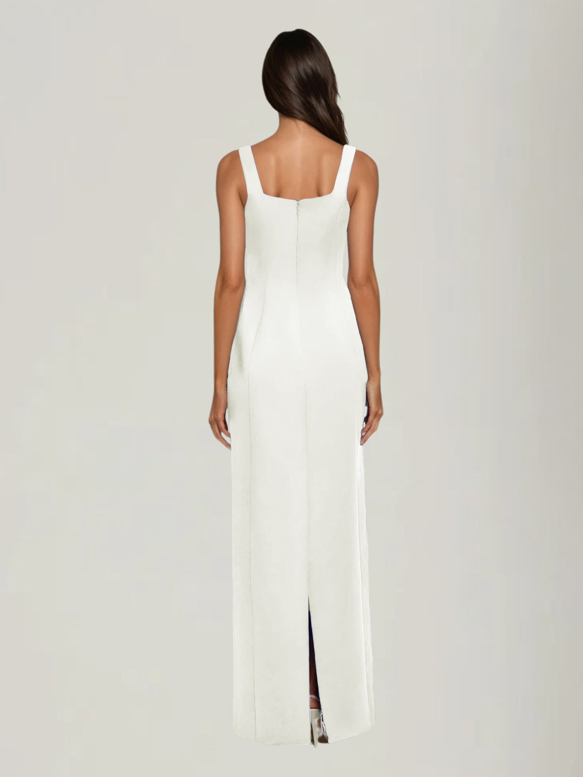 Doryqor Embroidered Flower Maxi Dress In Apricot