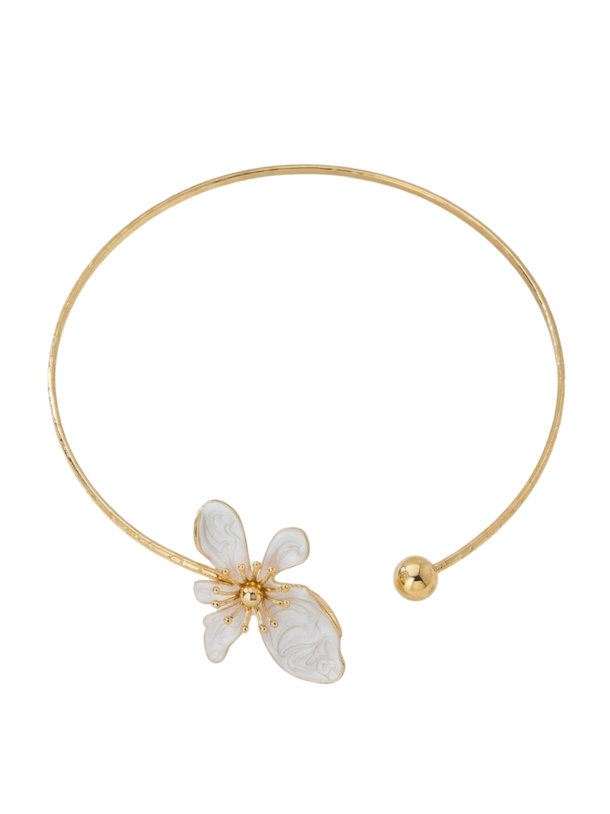 Durin Flower Torque Necklace