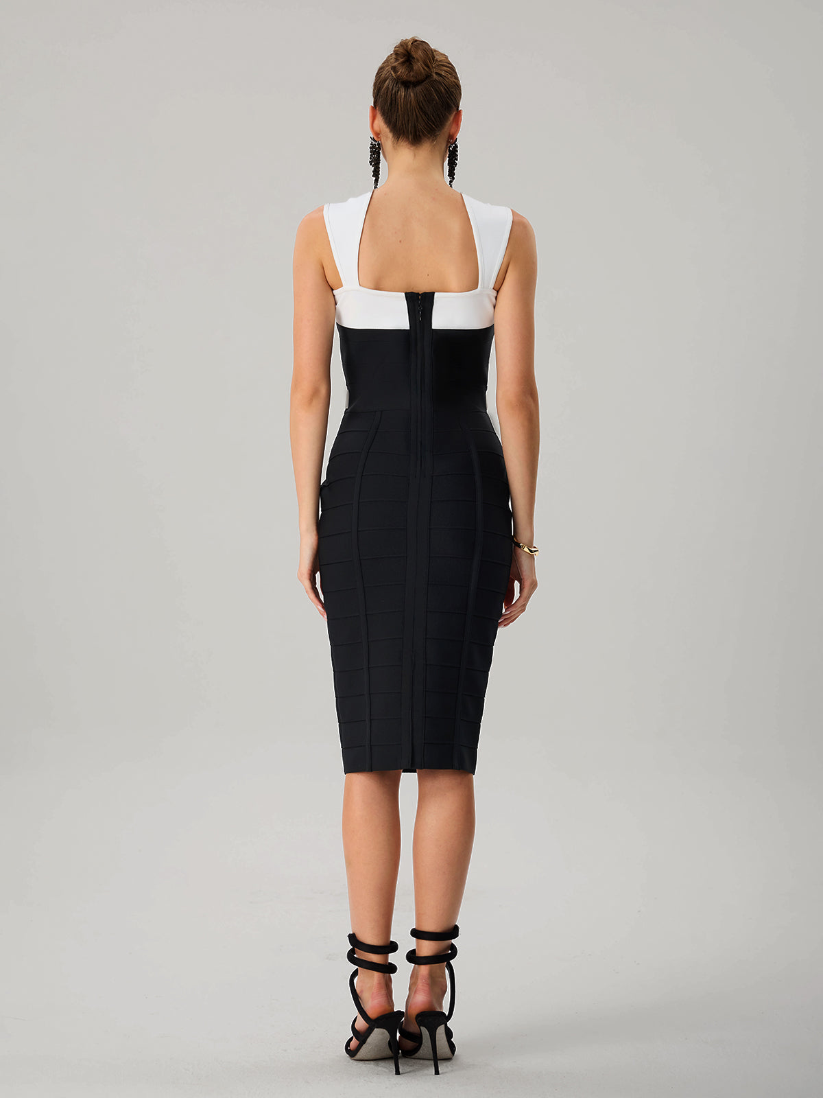 Farrell Sleeveless Bandage Midi Dress