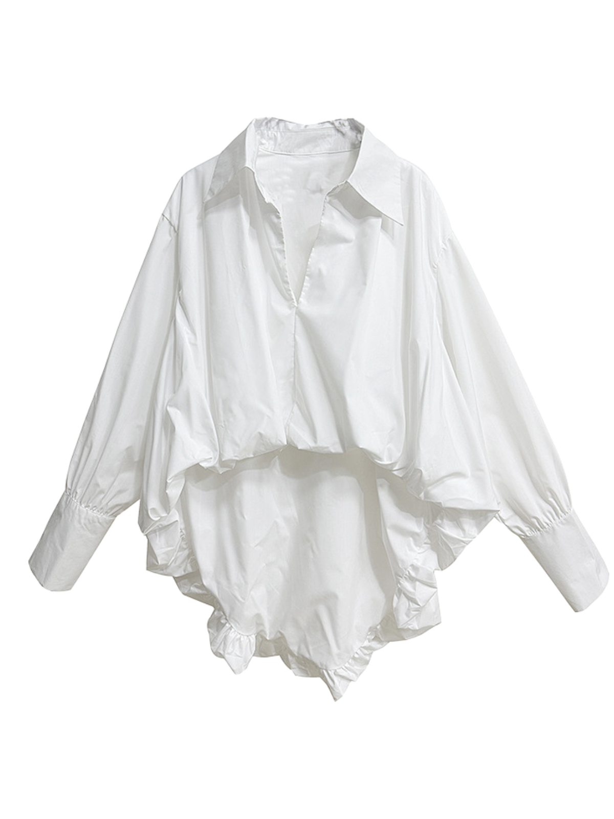 Fereshteh Long Sleeve Bubble Hem Shirt