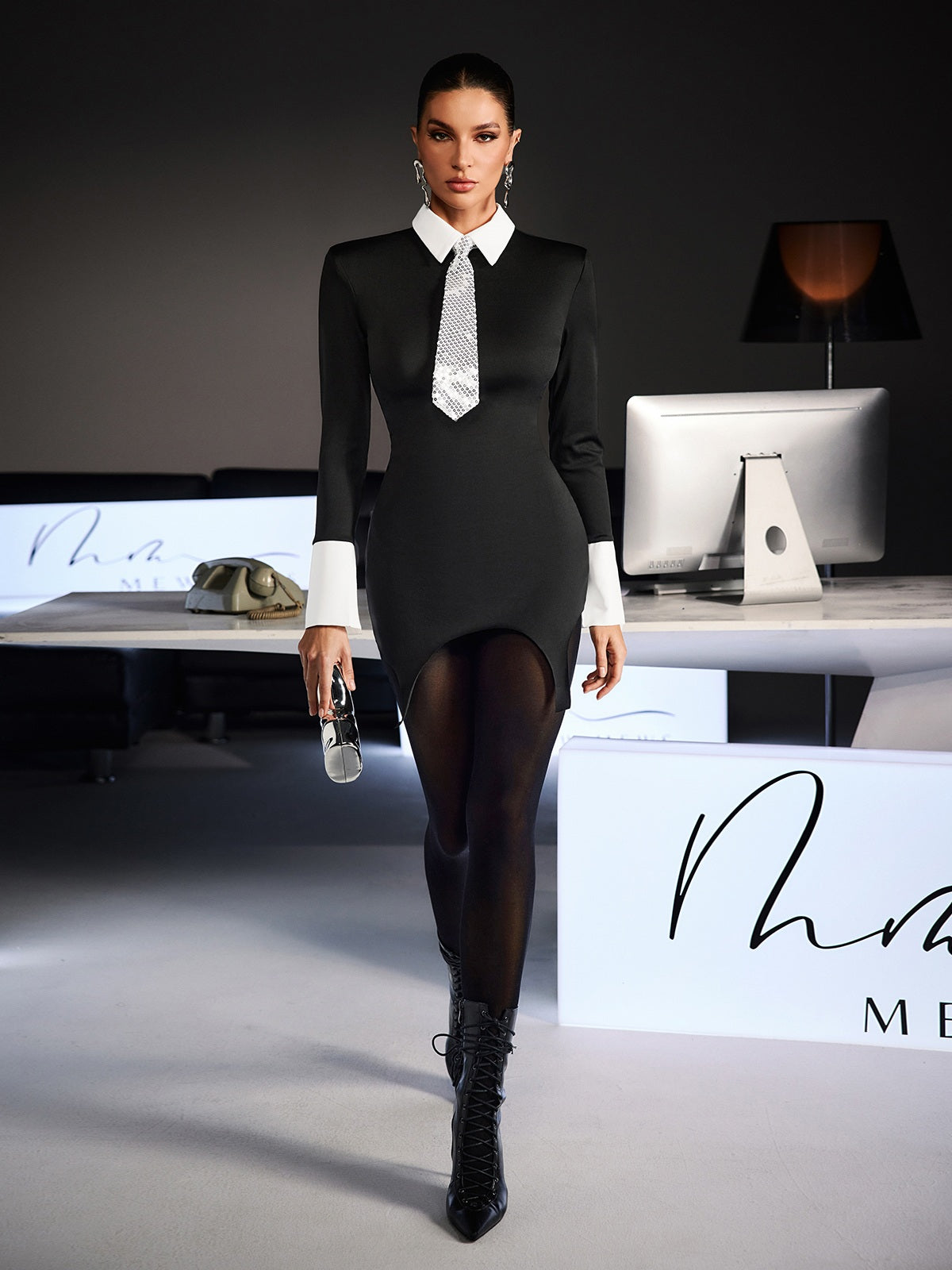 Fidelma Lapel Blazer Mini Dress