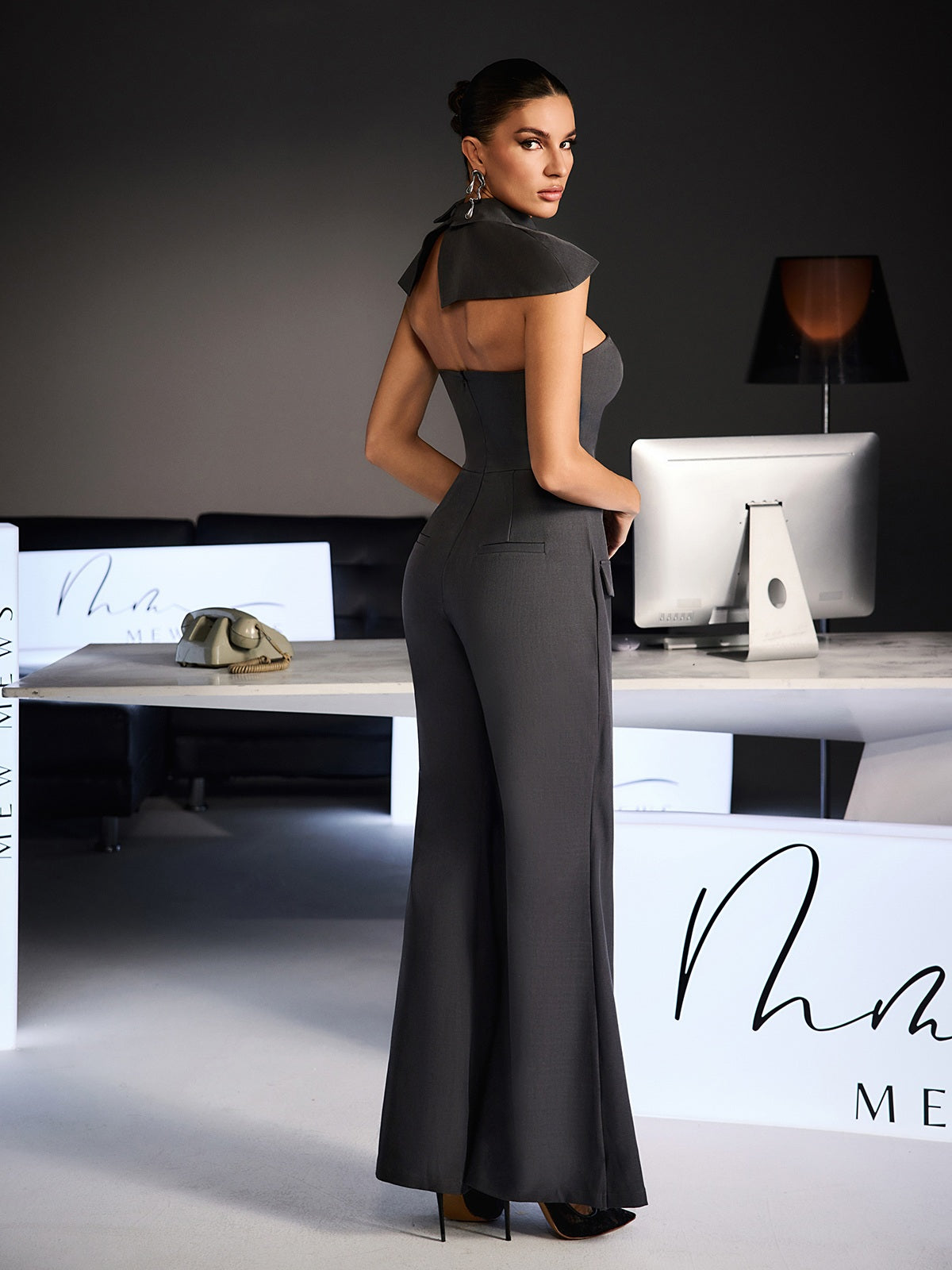 Fido Strapless Double Breasted Dress Set