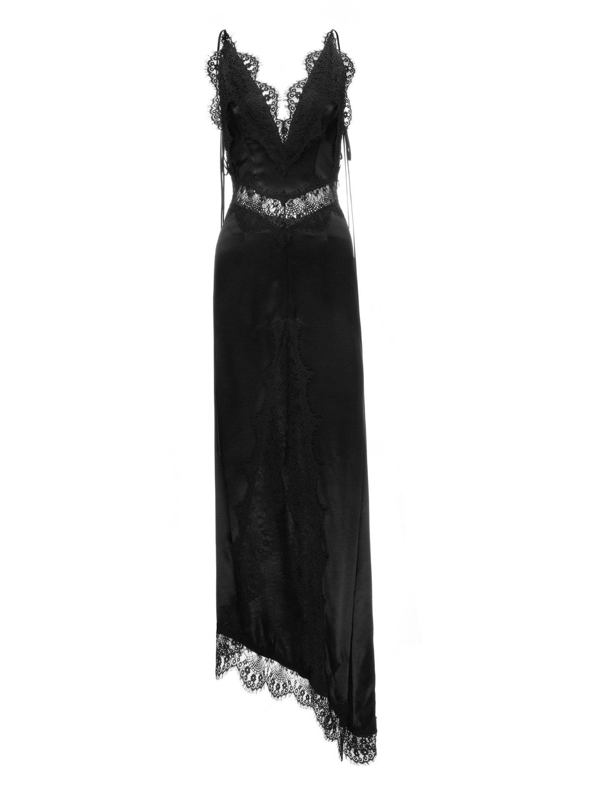 Flaminio Spaghetti Lace Split Maxi Dress