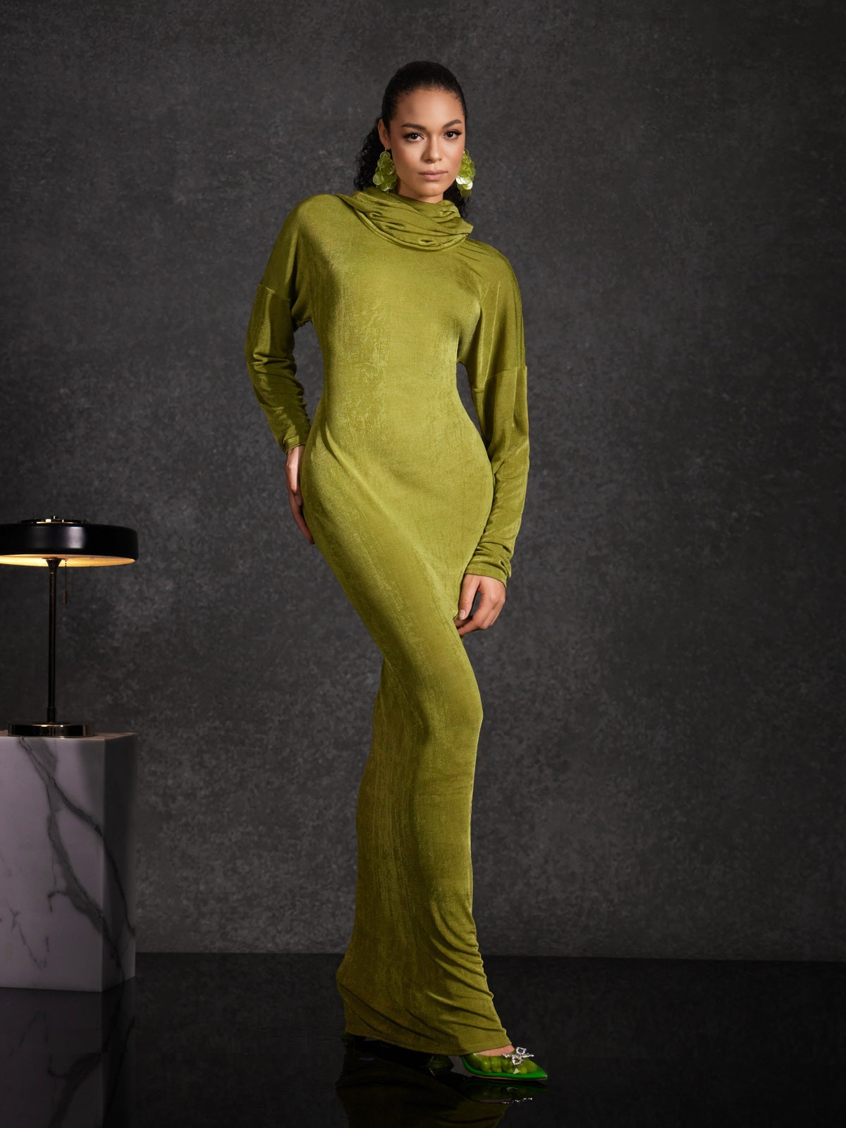 Frostar Hooded Maxi Dress