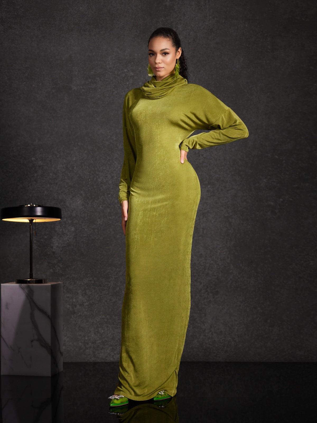 Frostar Hooded Maxi Dress