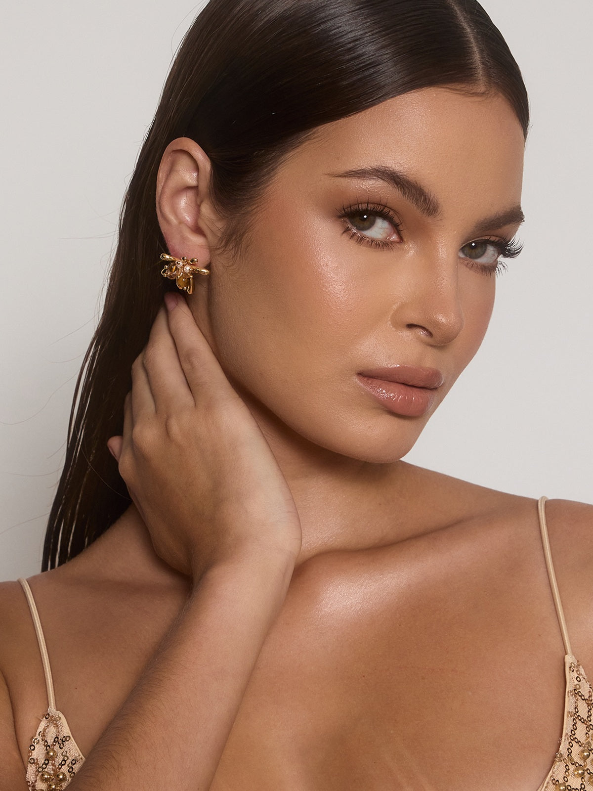 Fynorin Firework Pearl Earrings