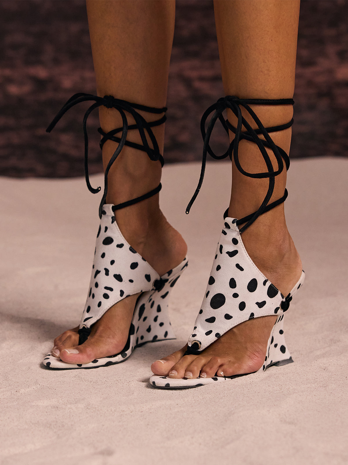 Gavren Flip-Flops Tie Up Sandals