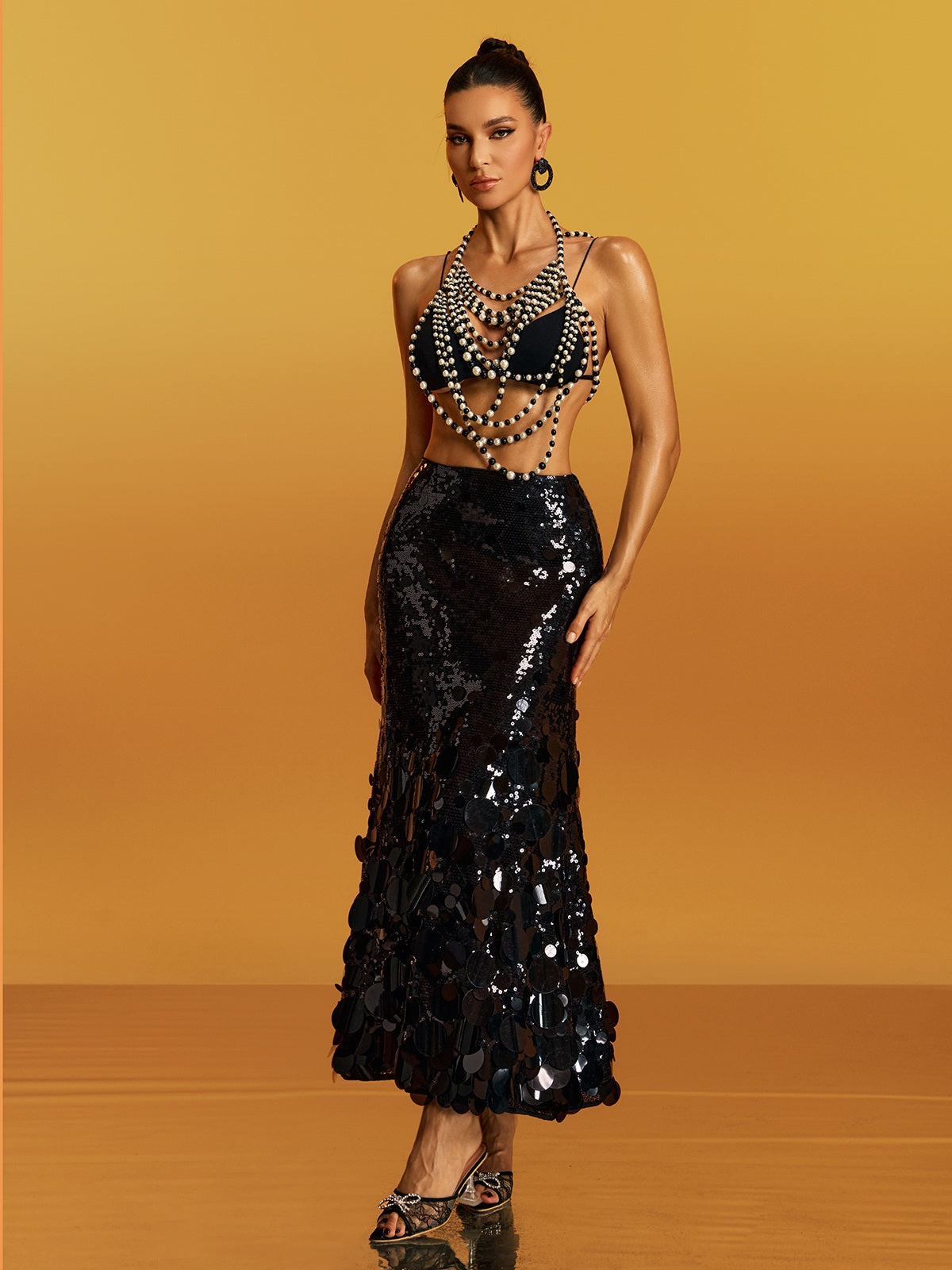 Gelistra Beaded Chain Bralette