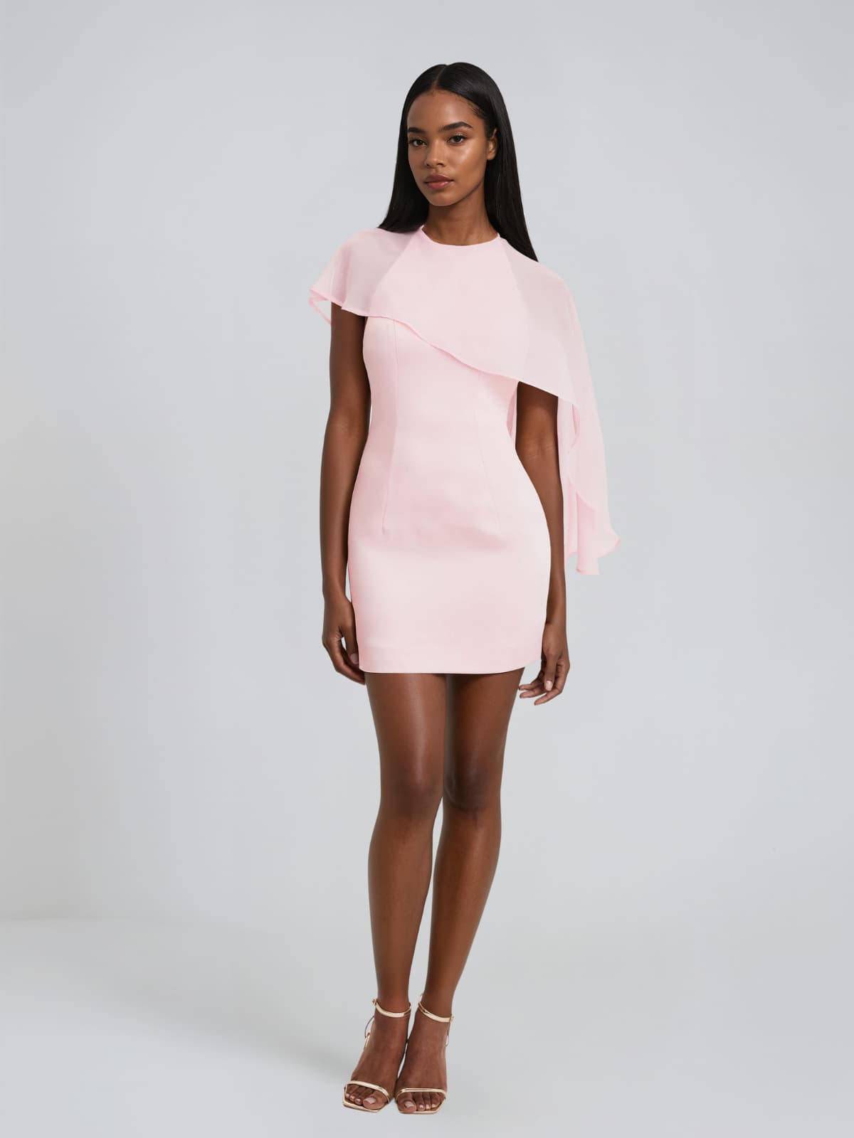 Havoriel Cape Mini Dress