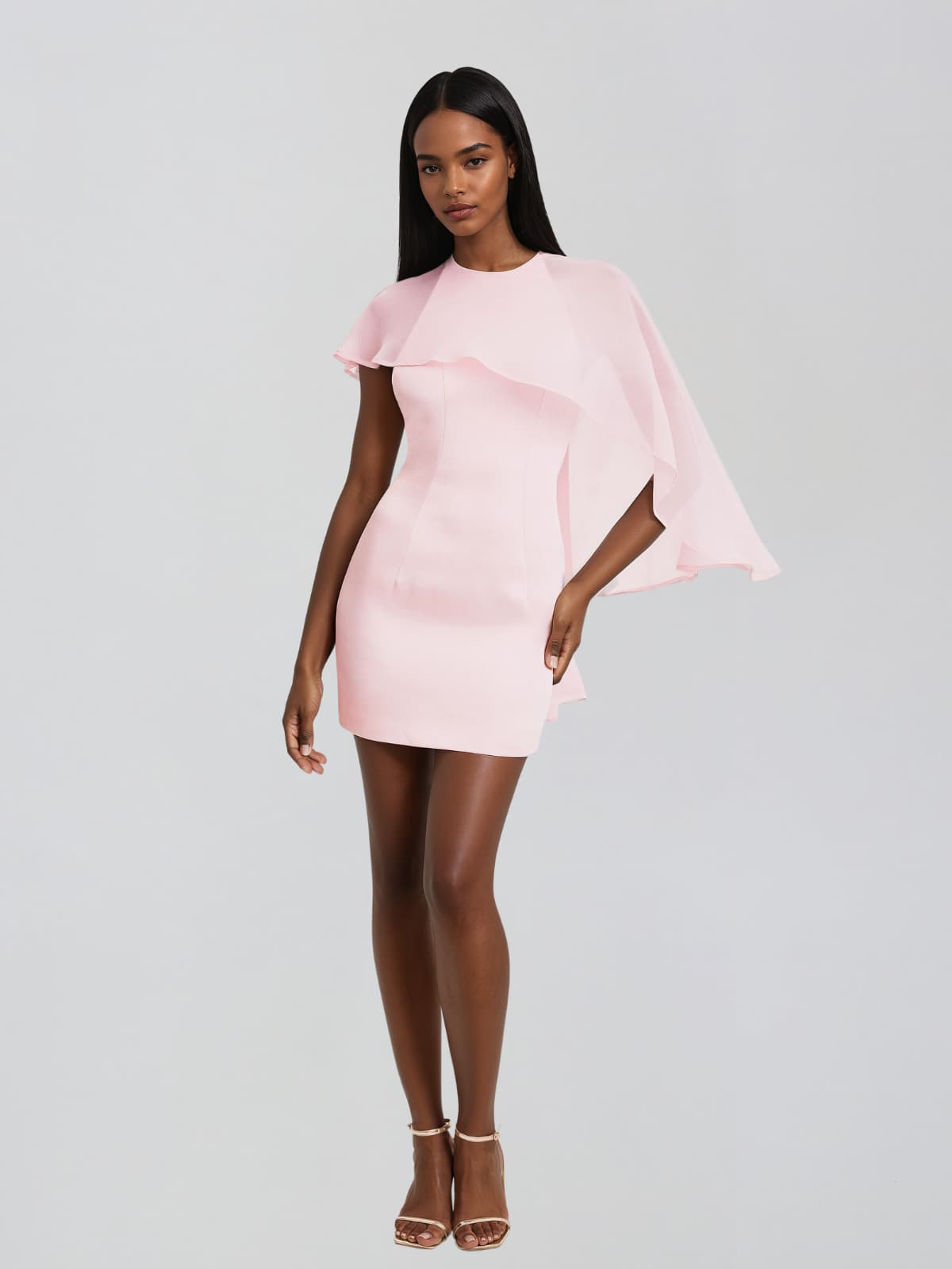 Havoriel Cape Mini Dress