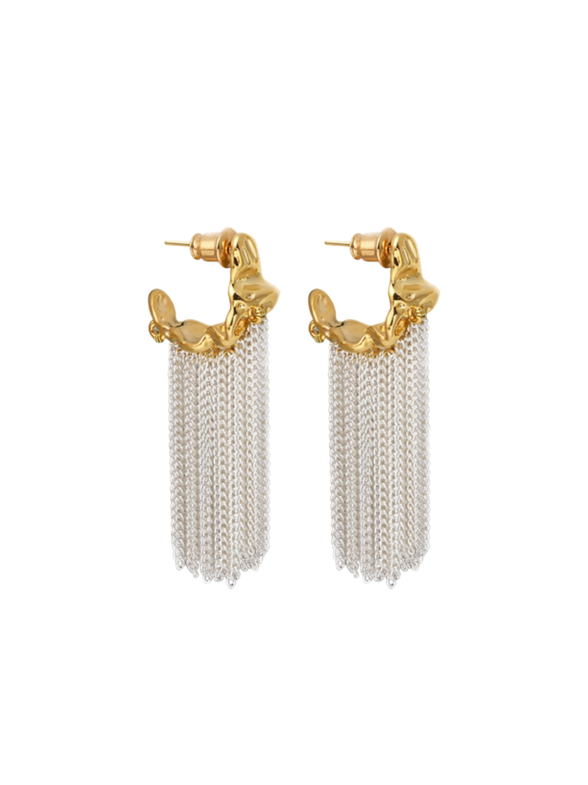 Horynex Chain Fringe Earrings