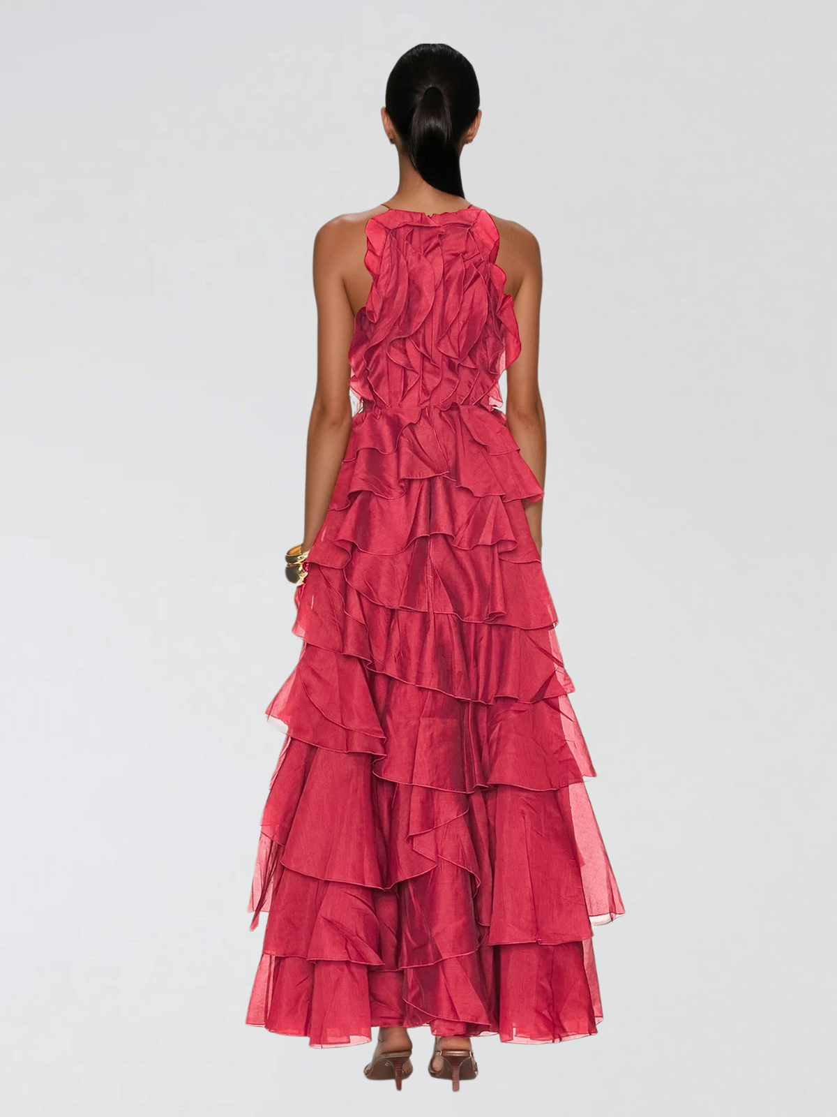 Irixen Ruffle Tiered Maxi Dress