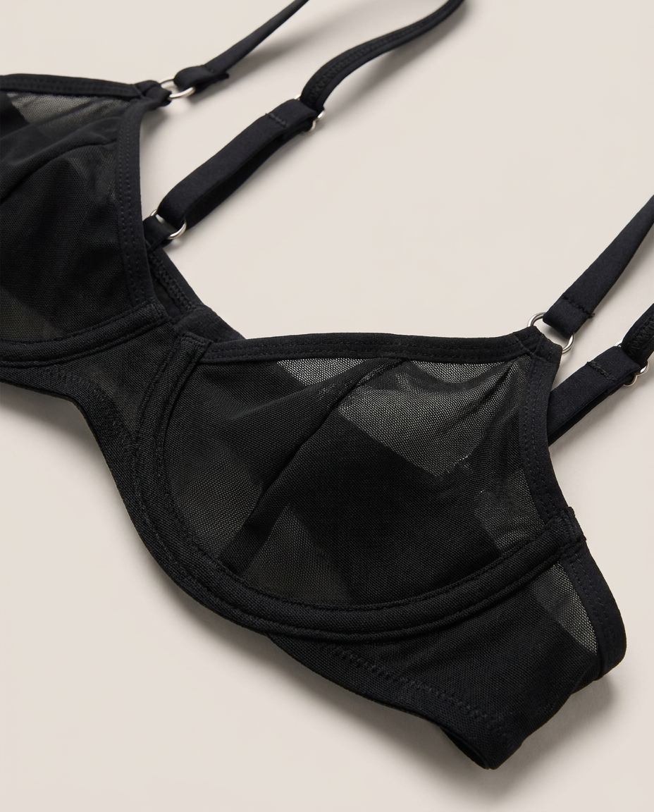 Isadora Underwired Black Bikini Top In Black